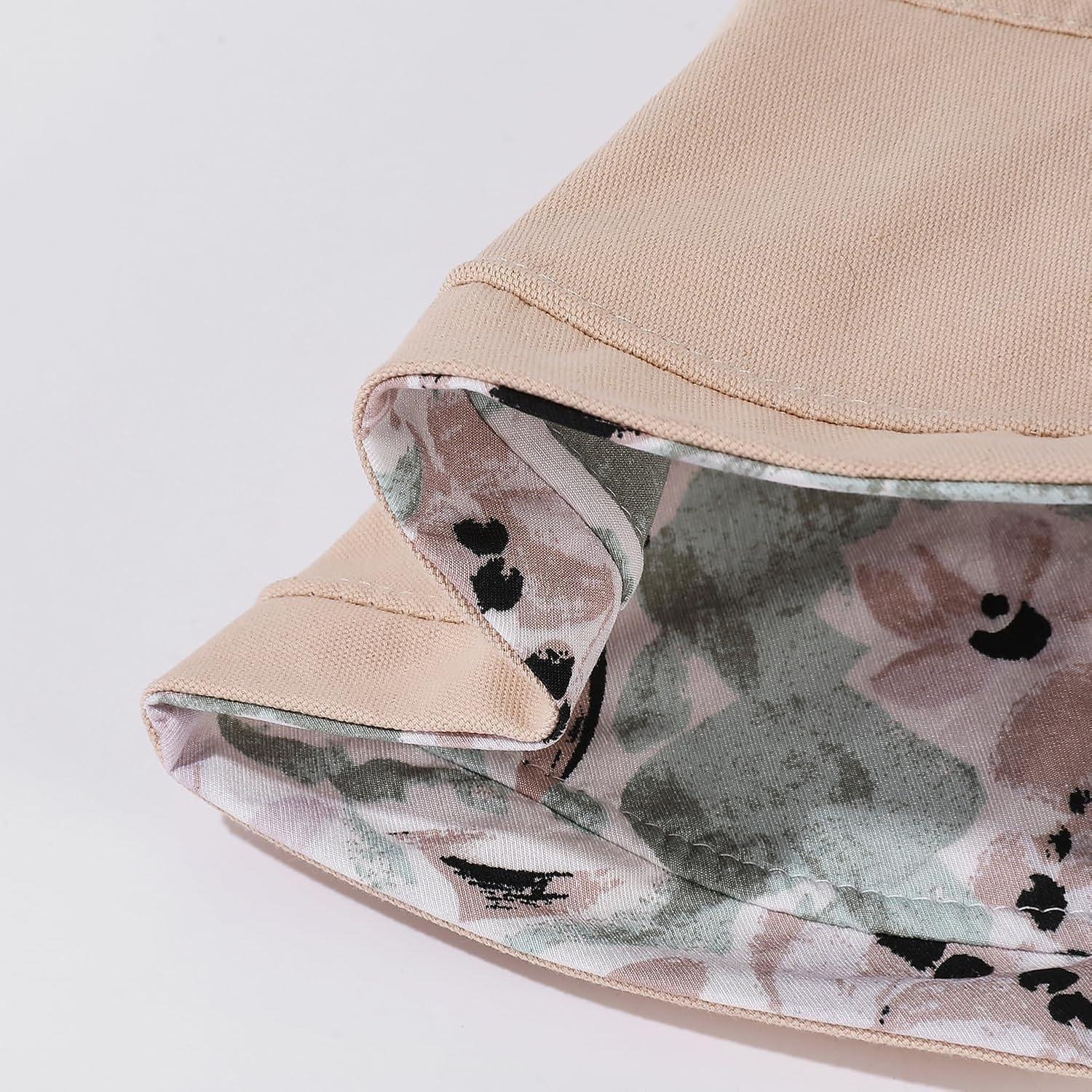 Sombrero de Sol Reversible HUAMULAN Beige Protección UV