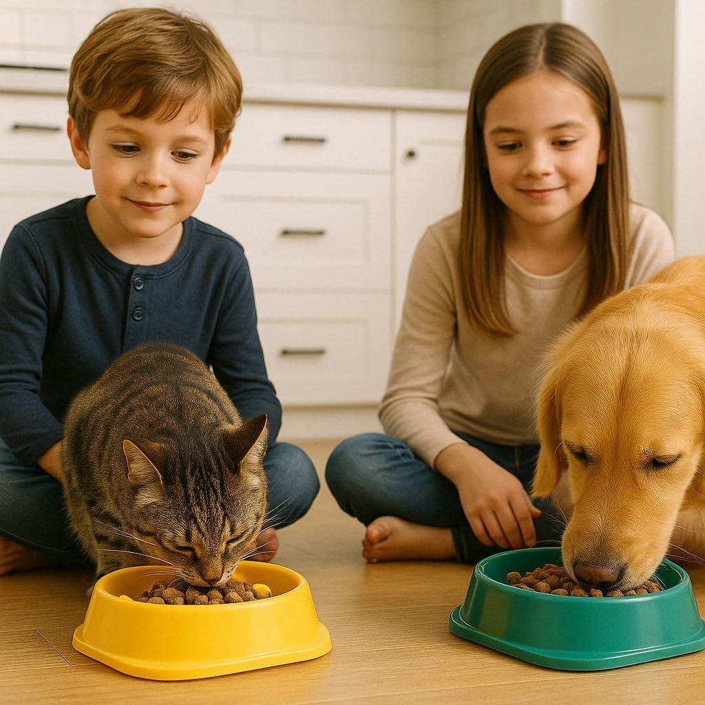 Cuenco Antiahogo YRPETS para Perros y Gatos Amarillo 19.5cm