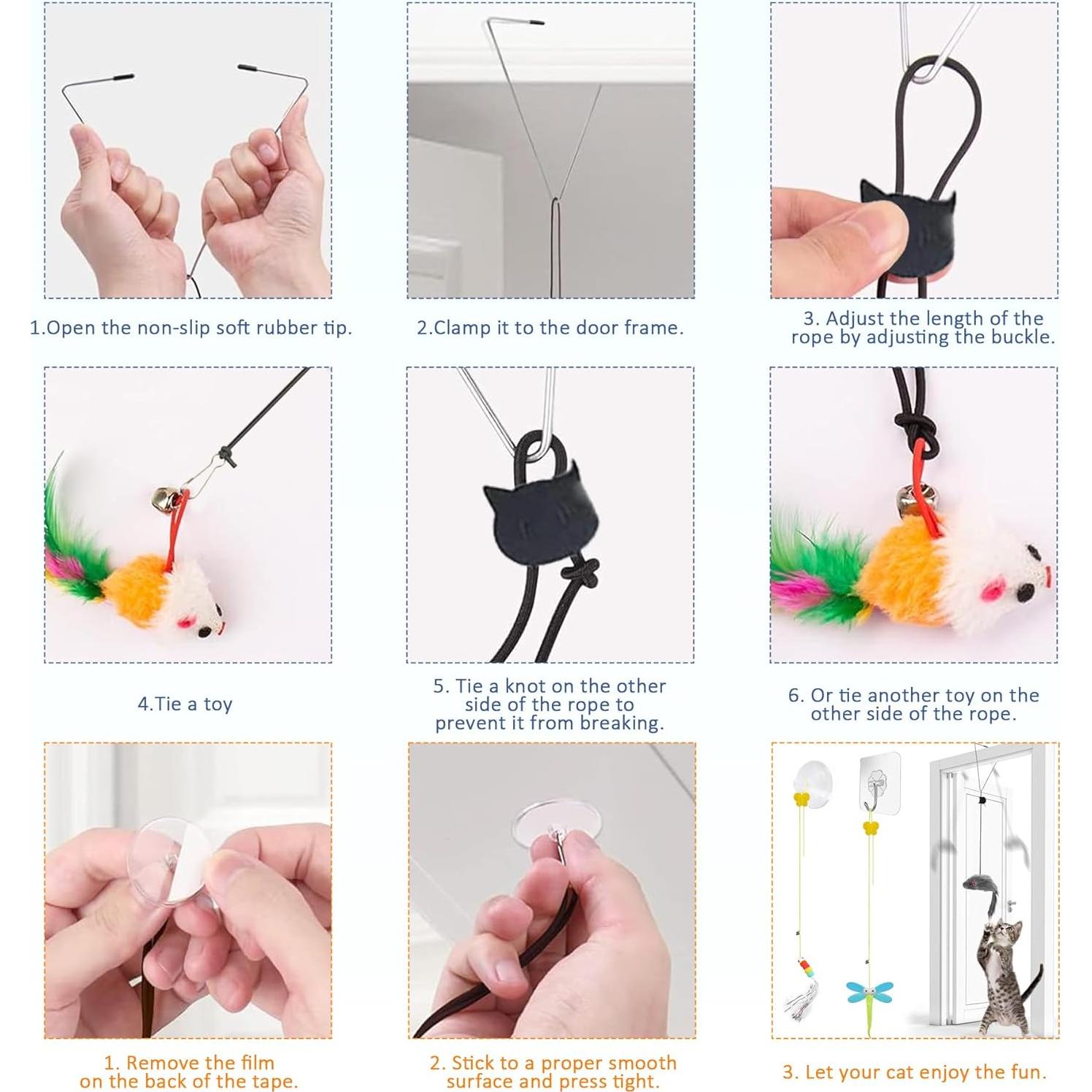 Juguetes Interactivos para Gatos KITCHSTAR 11 Piezas