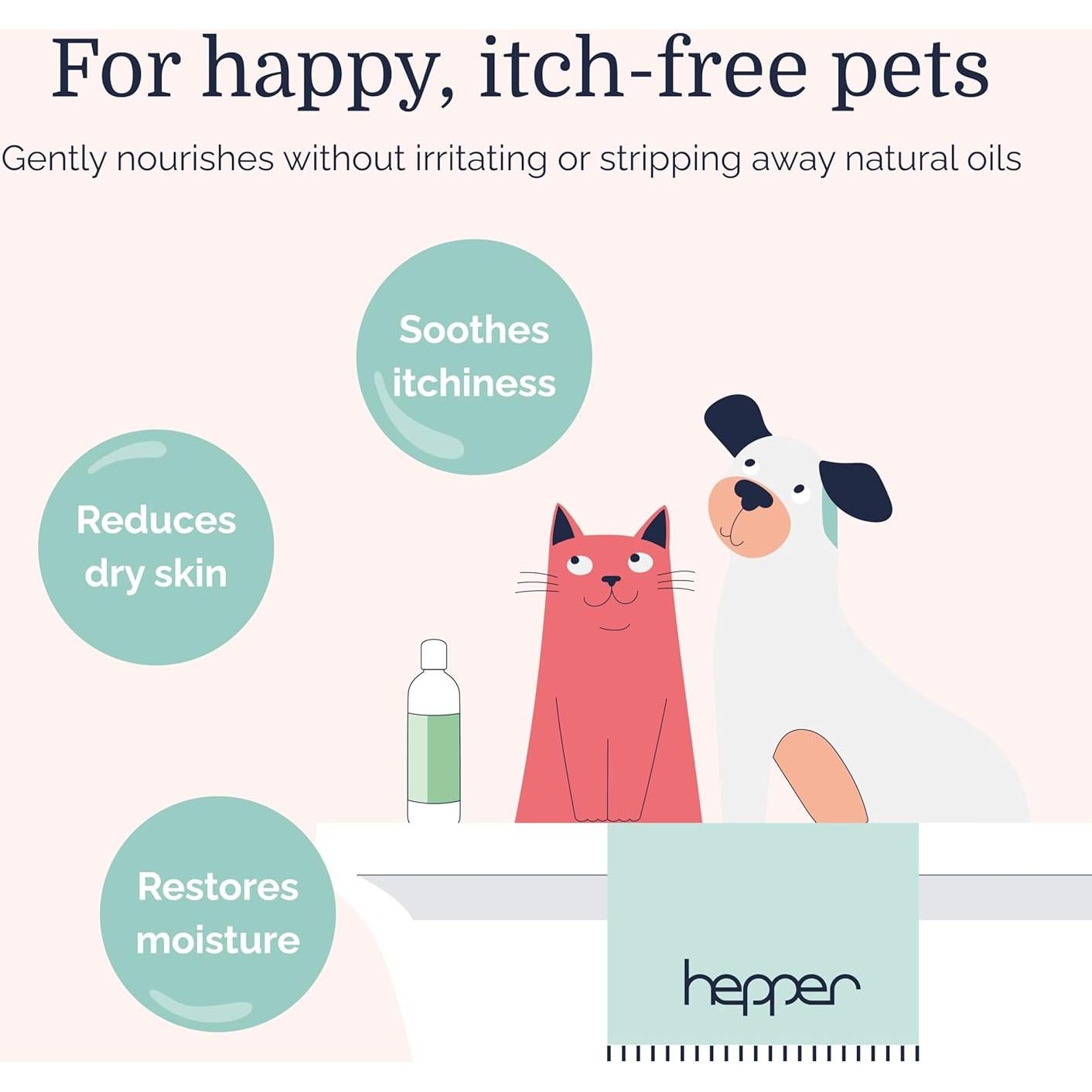 Acondicionador y Humectante Hepper para Mascotas 272g