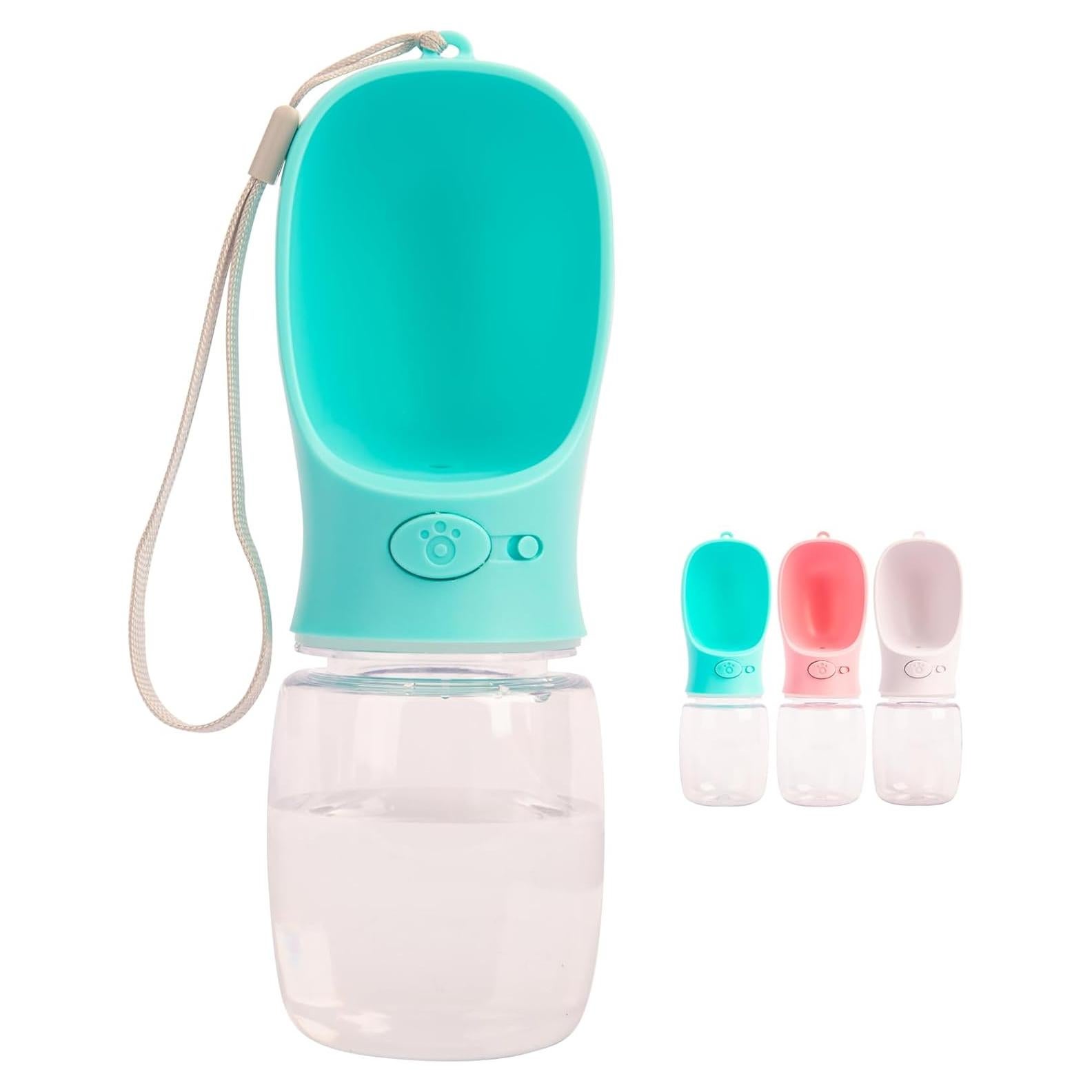 Botella de Agua Portátil para Perros VehiGo 350 ml Verde