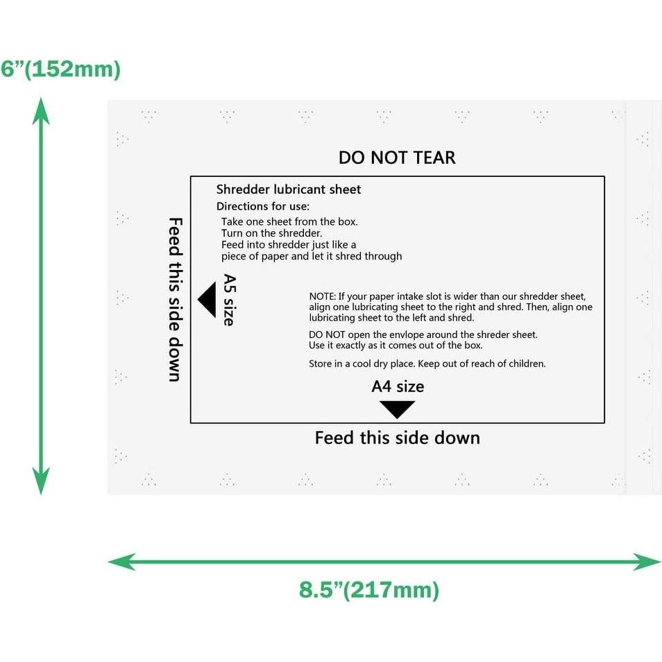 Hojas de Lubricación y Afilado Laffeya para Trituradoras - 12 Unidades