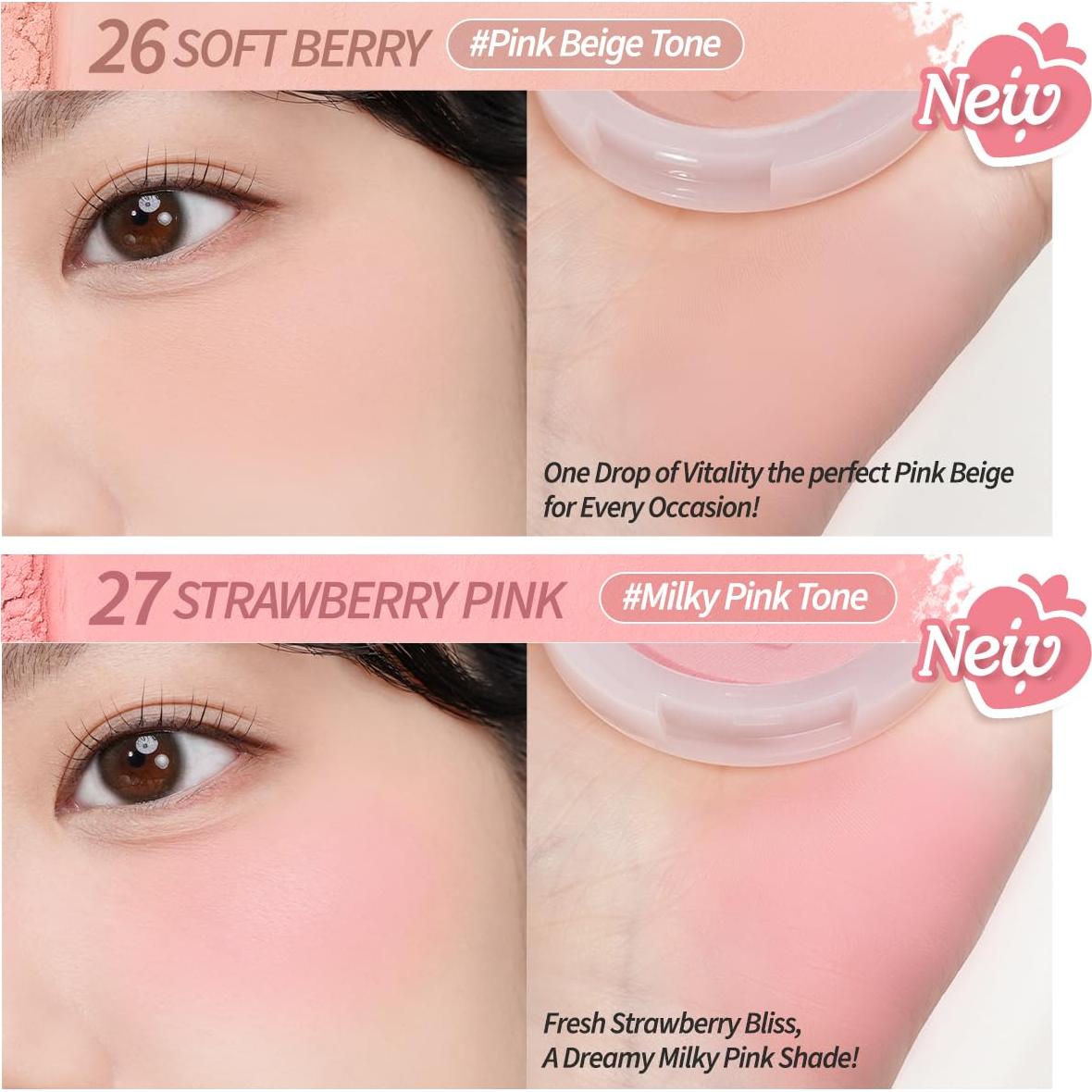 Rubor PERIPERA Pure Blushed Sunshine 4.14 ml 026 Soft Berry