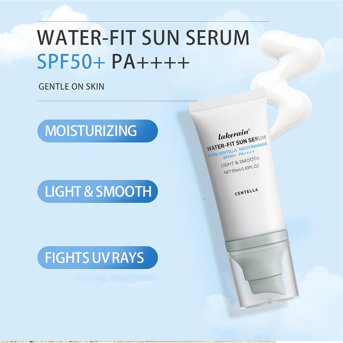 Protector Solar Facial SPF 50 Centella Asiatica 2PCS - Hidratante