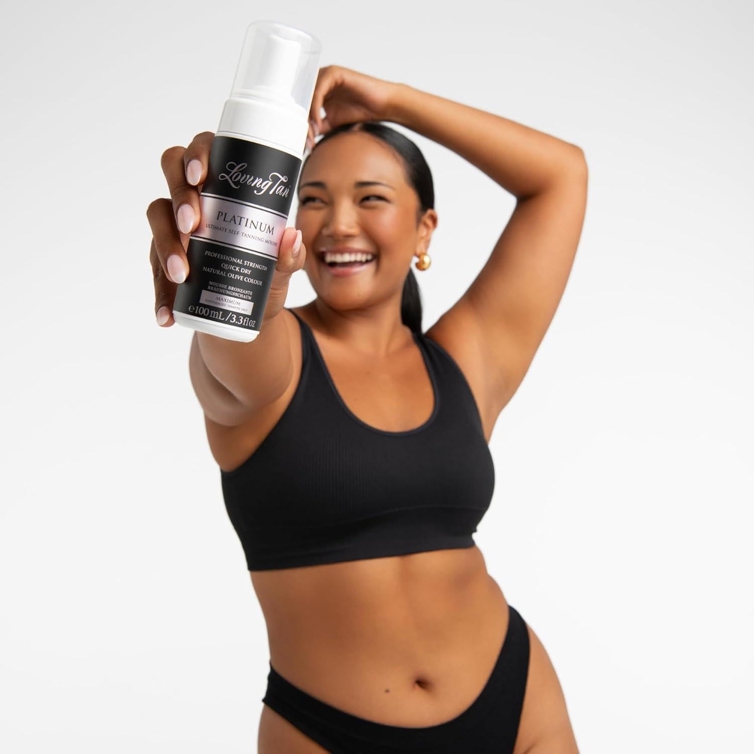 Mousse Autobronceador Loving Tan Platinum 97.6 ml - Oscuro