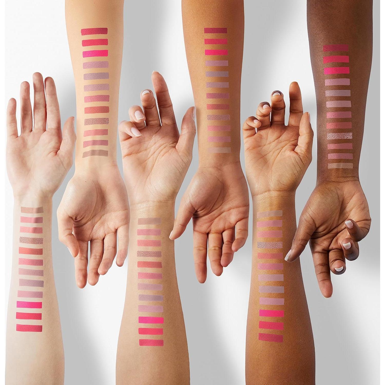 Set de 12 Labiales Líquidos Mate y Brillantes BAISEN DIARY