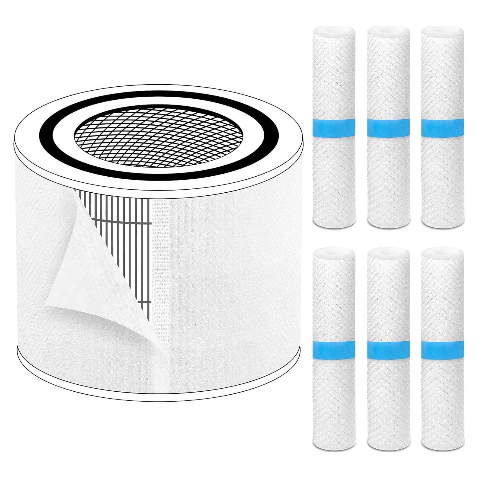 Prefiltro HSIAMEN para purificadores Levoit Core 300 y PuroAir 240, paquete de 6