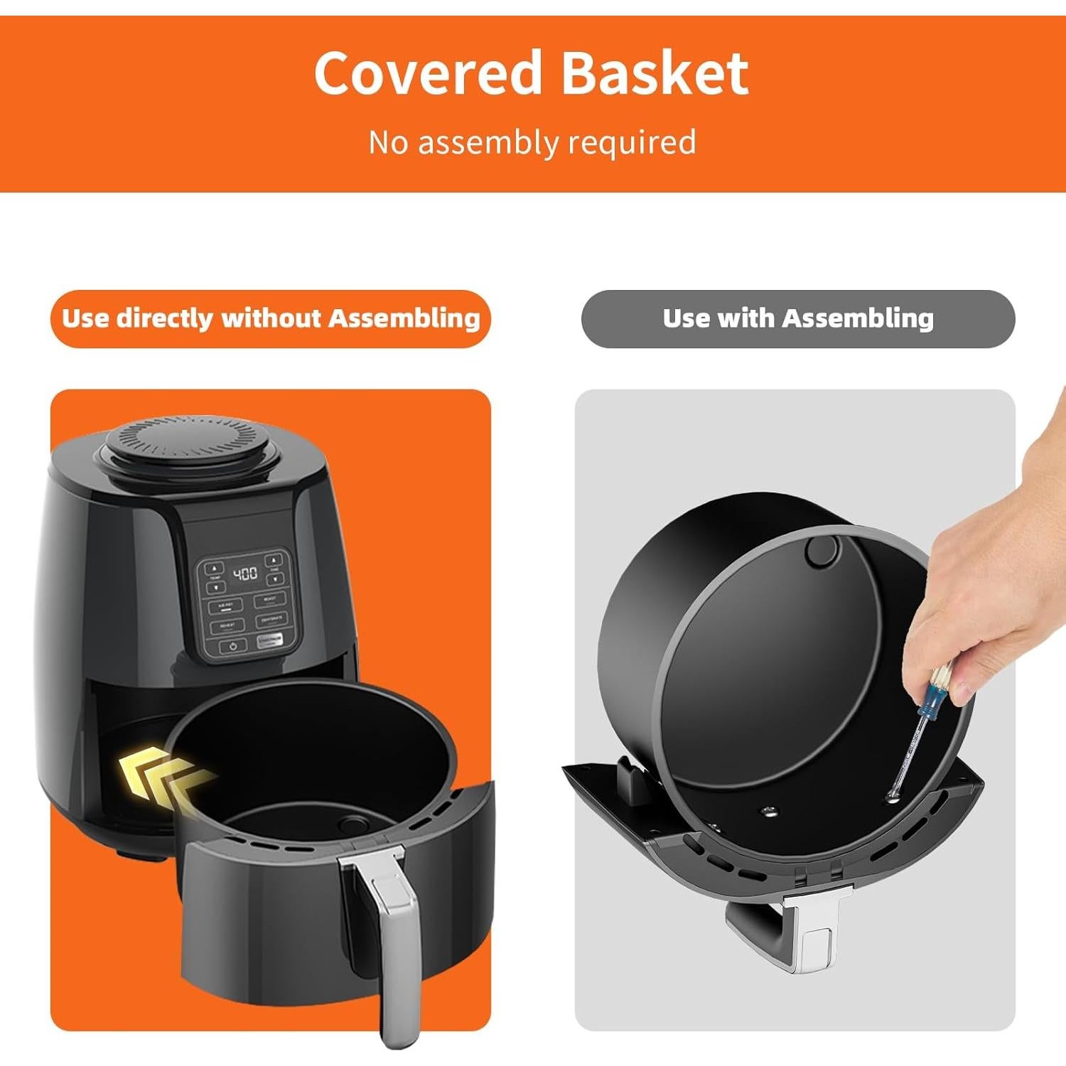 Cesta y bandeja de repuesto Ninja AF101 4 Qt antiadherente