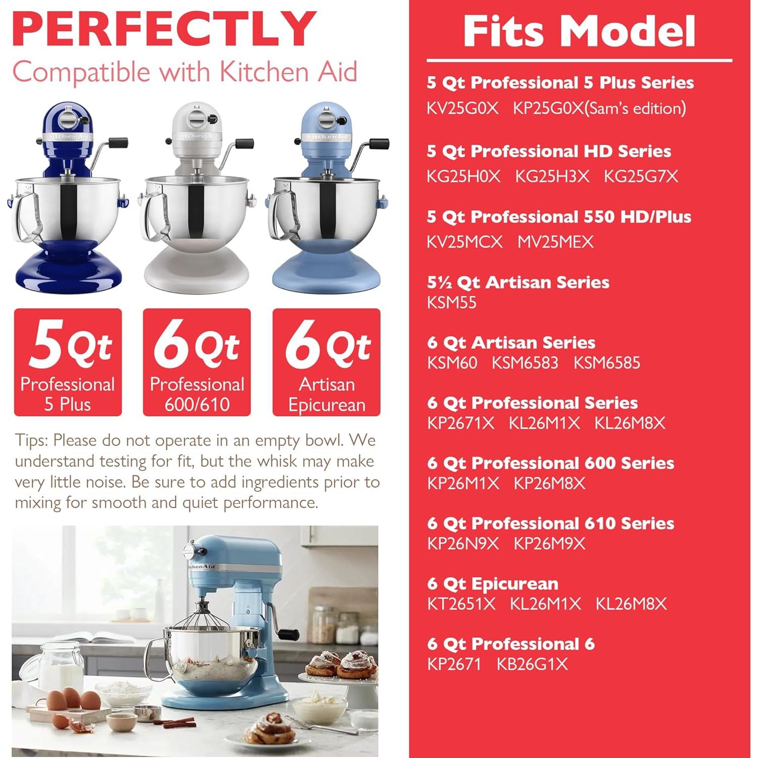 Tazón Mezclador Acero Inoxidable 6 Cuartos Wiselet