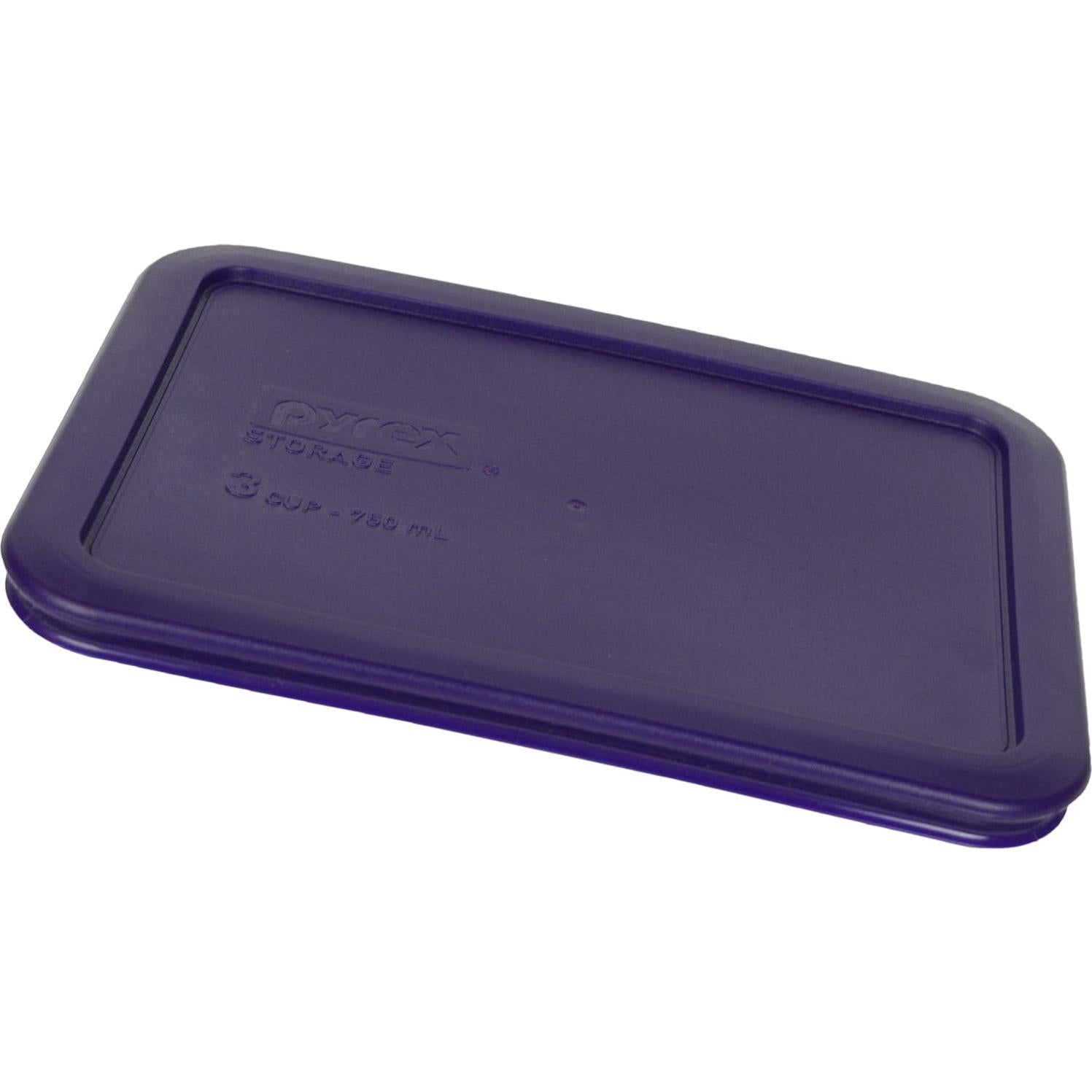 Tapa Plástica Morada Pyrex 7210-PC 3 Tazas Apta Microondas