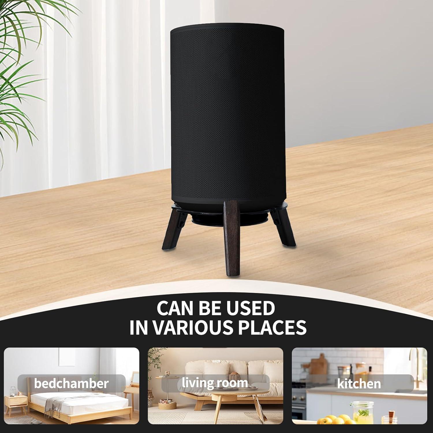 Soporte de Altavoz de Madera Shinar para Sonos Era 100 Negro