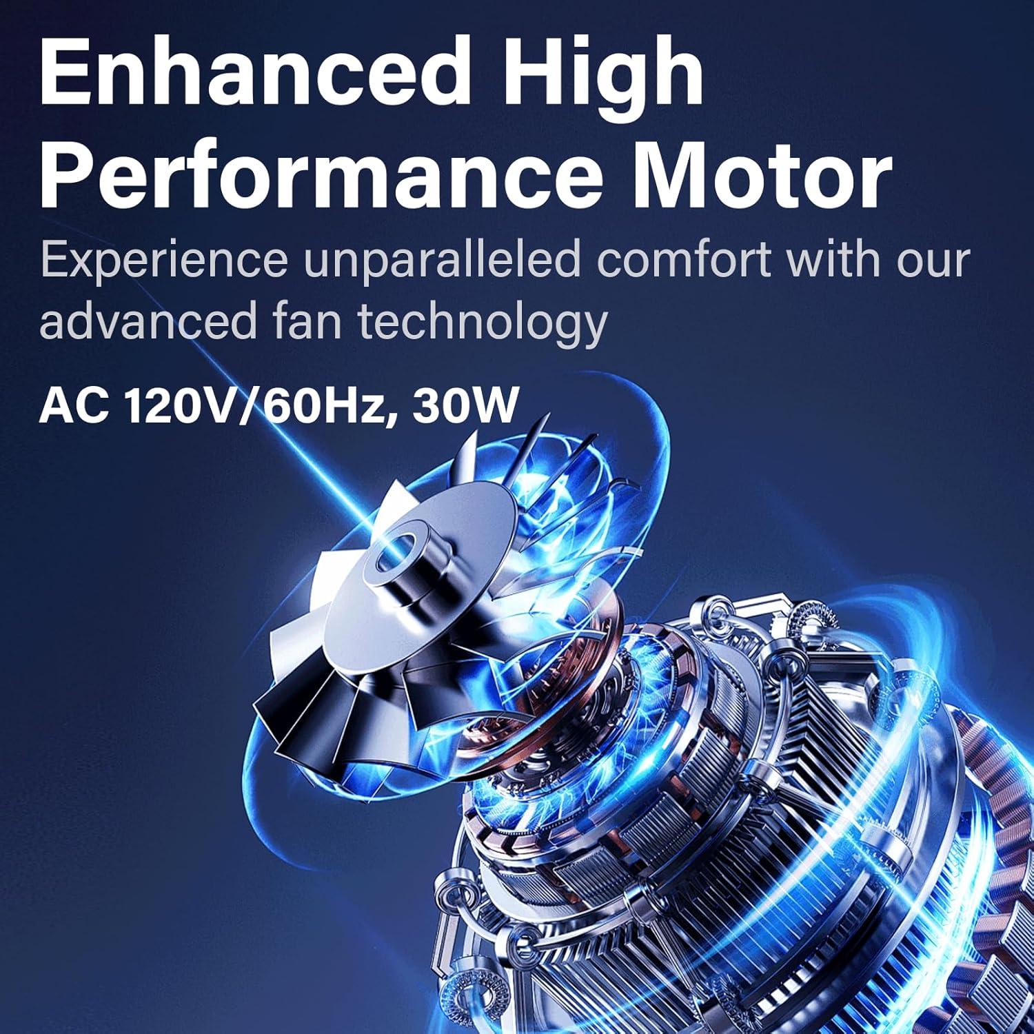 Ventilador de Torre JRD FTS005 de 33 cm, 3 Velocidades, Oscilante