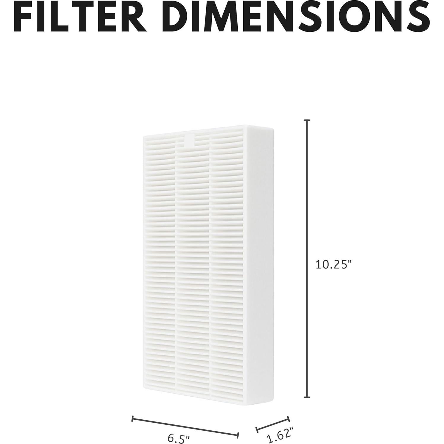 Filtro de Reemplazo HEPA Nispira para Purificador Honeywell HPA300