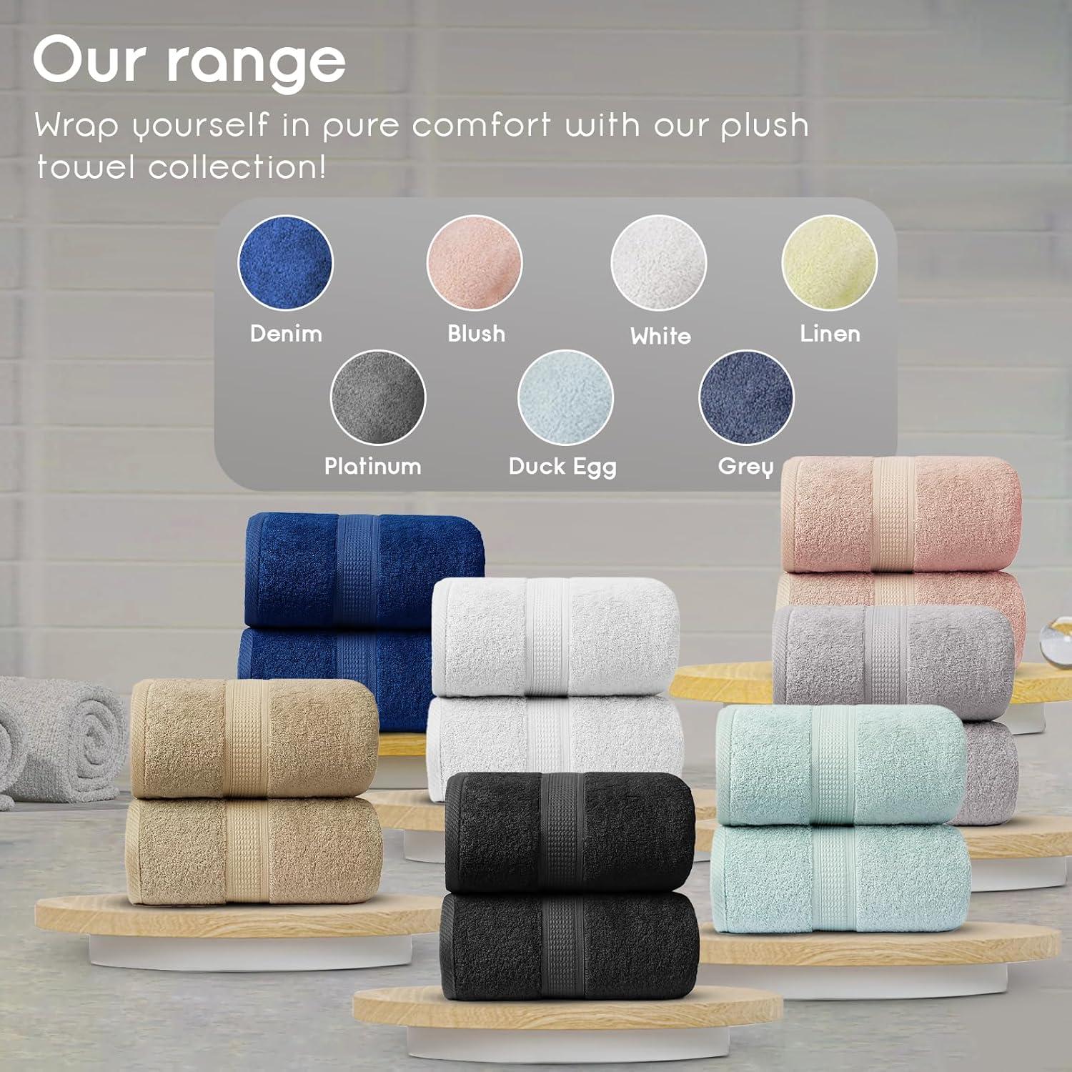 Toallas de Baño Jumbo Ariv Rosa Claro 2 Unidades 89x178 cm