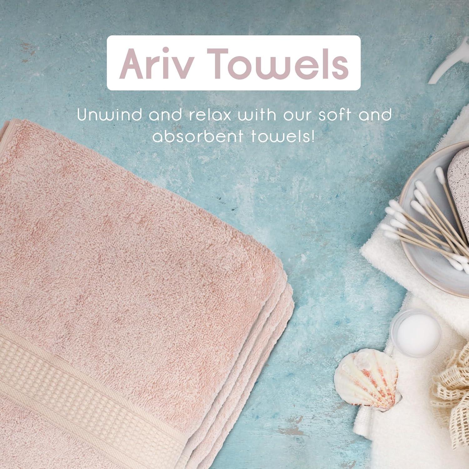 Toallas de Baño Jumbo Ariv Rosa Claro 2 Unidades 89x178 cm