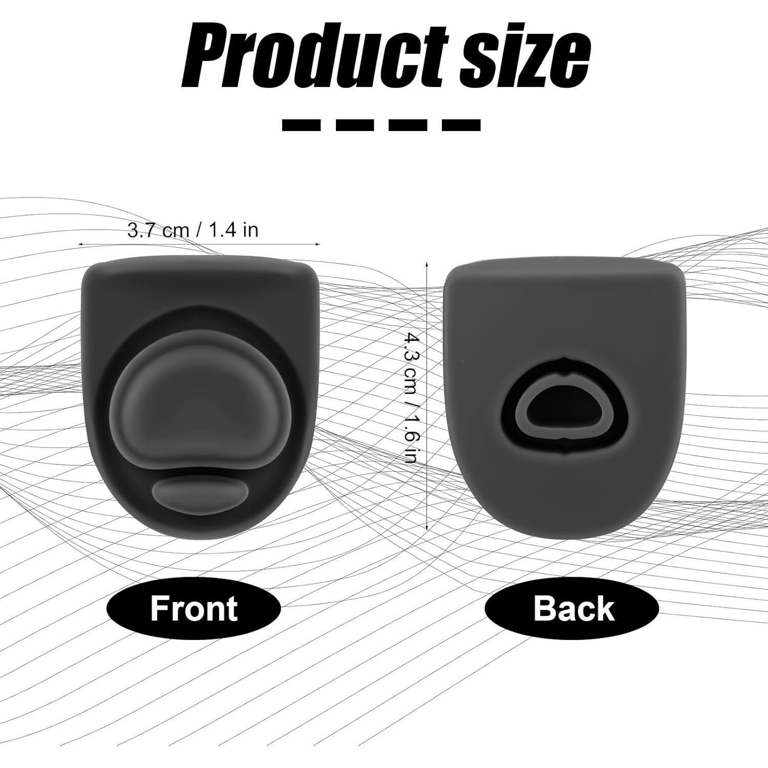 4 Tapones y 4 Sellos de Silicona PEUTIER para Botellas de Agua