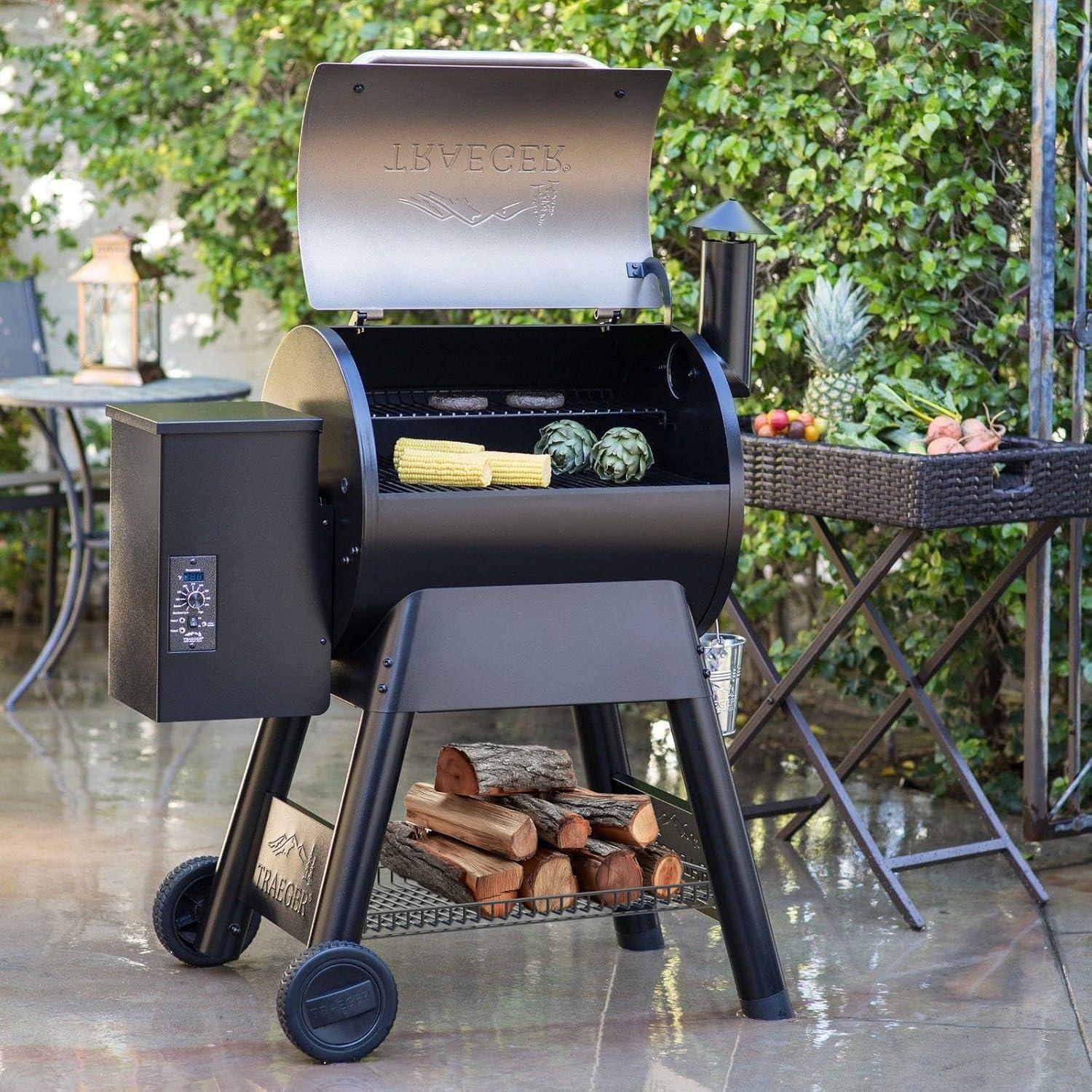 Estante de Almacenamiento para Parrilla Traeger Pro 22/575 - Acero Negro