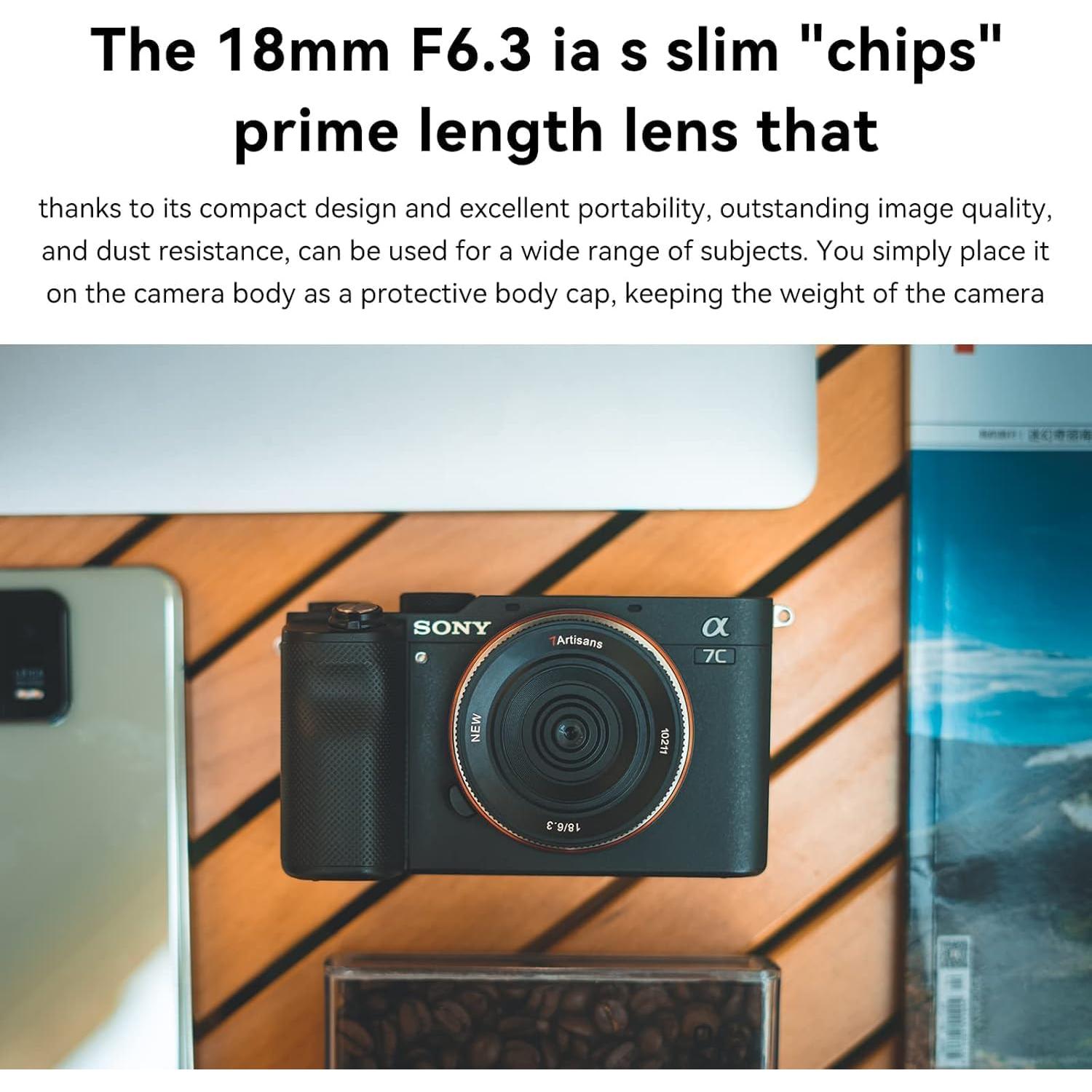 Lente 7artisans 18mm F6.3 II para cámaras Sony E APS-C