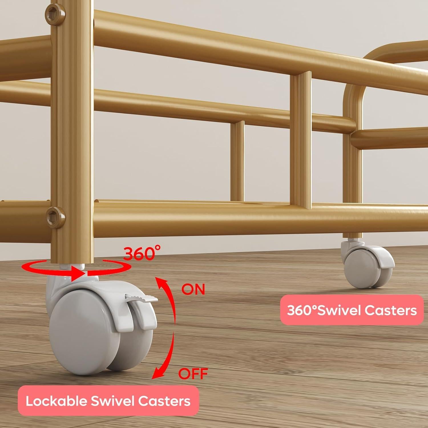 Soporte para Disfraces de Niños Bestier, Altura Ajustable, Dorado
