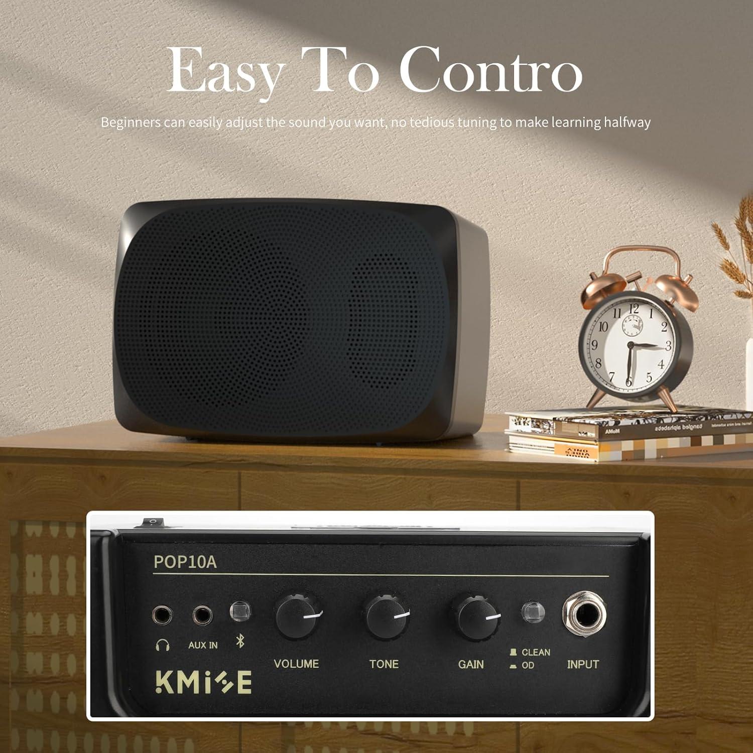 Amplificador Eléctrico Portátil POP10A para Guitarra Acústica