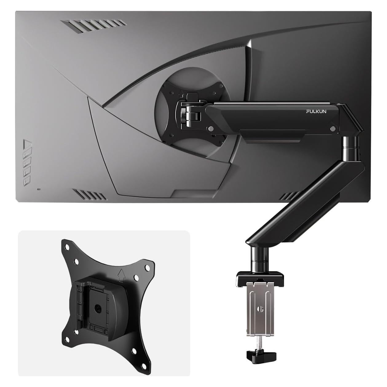 Soporte de Monitor Fulkun Negro 17-32" Articulado VESA 75x75/100x100