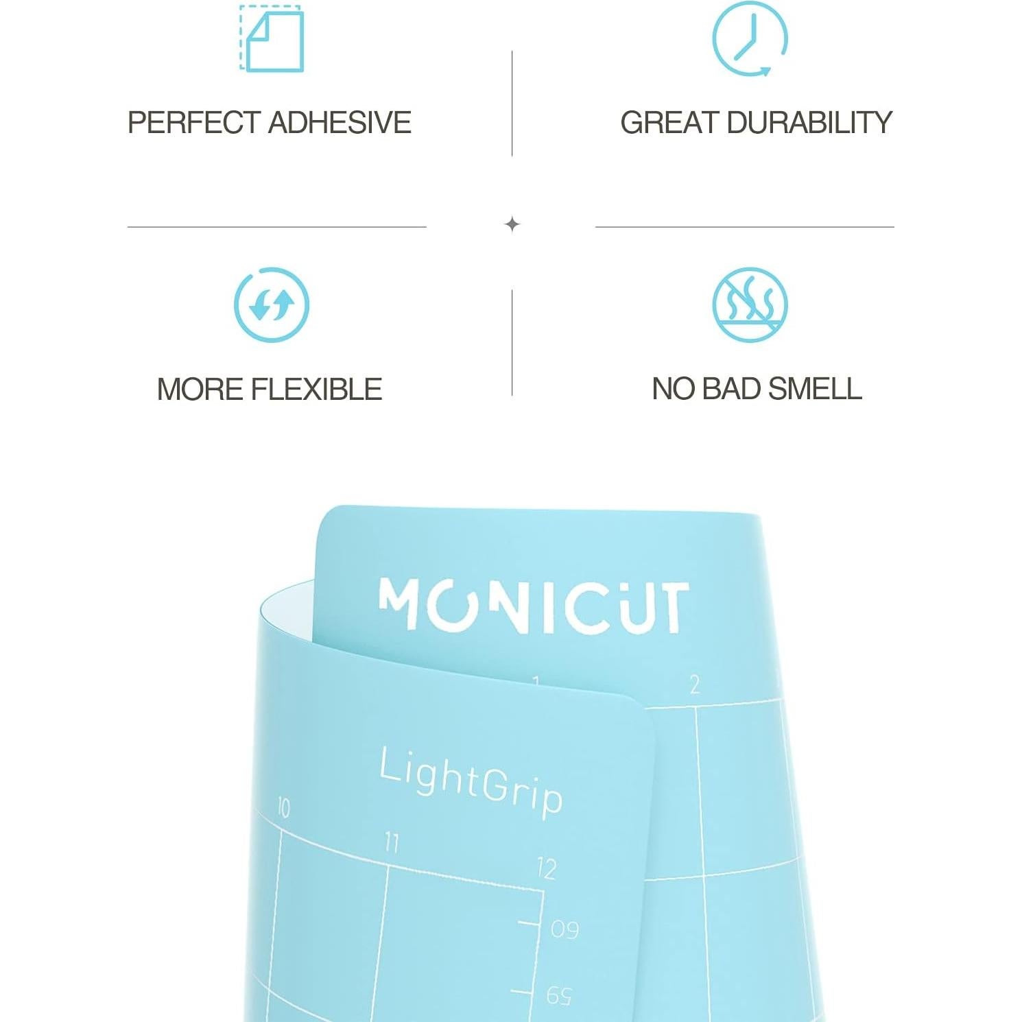 Alfombrilla de Corte Monicut 30.48x60.96 cm 3 Pcs Antideslizante