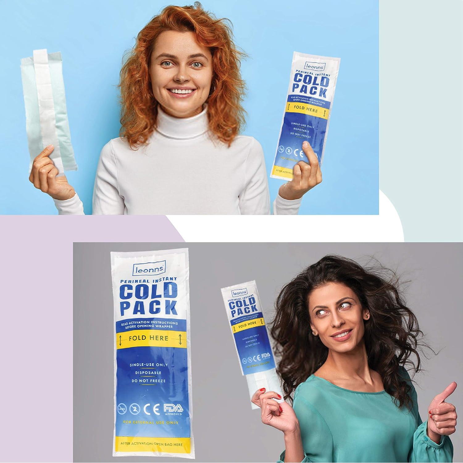 Compresas Frías Perineales Leonns 12 Unidades Postparto