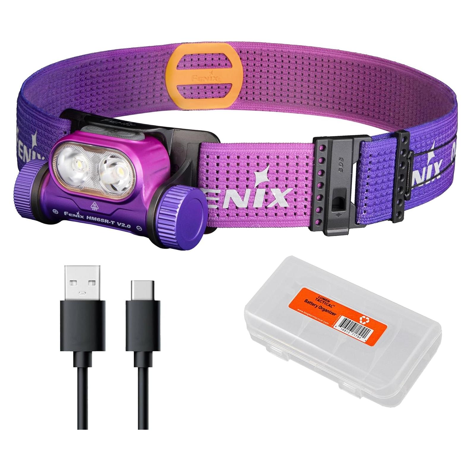 Linterna Frontal Fenix HM65R-T V2.0 1600 Lúmenes USB-C