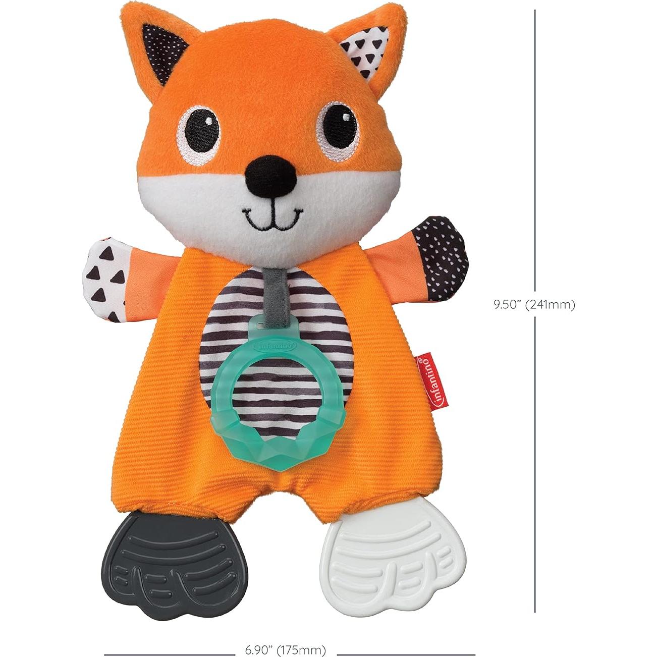 Mordedor Zorro Infantino 1 Cuenta Texturizado Libre BPA