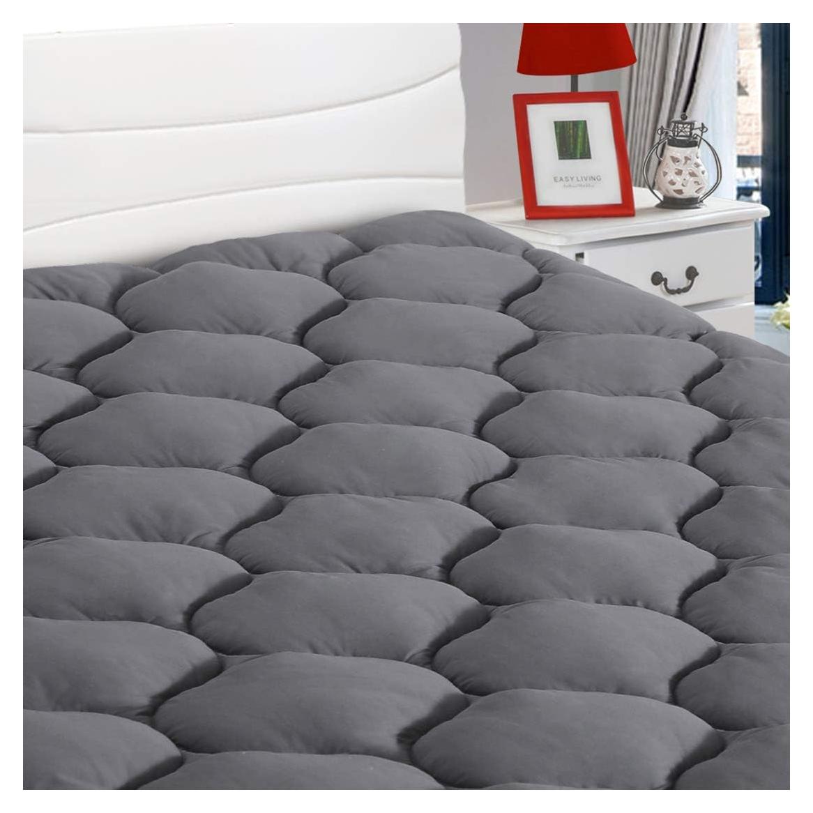 Funda de colchón ajustable LEISURE TOWN Individual 99x191 cm Gris