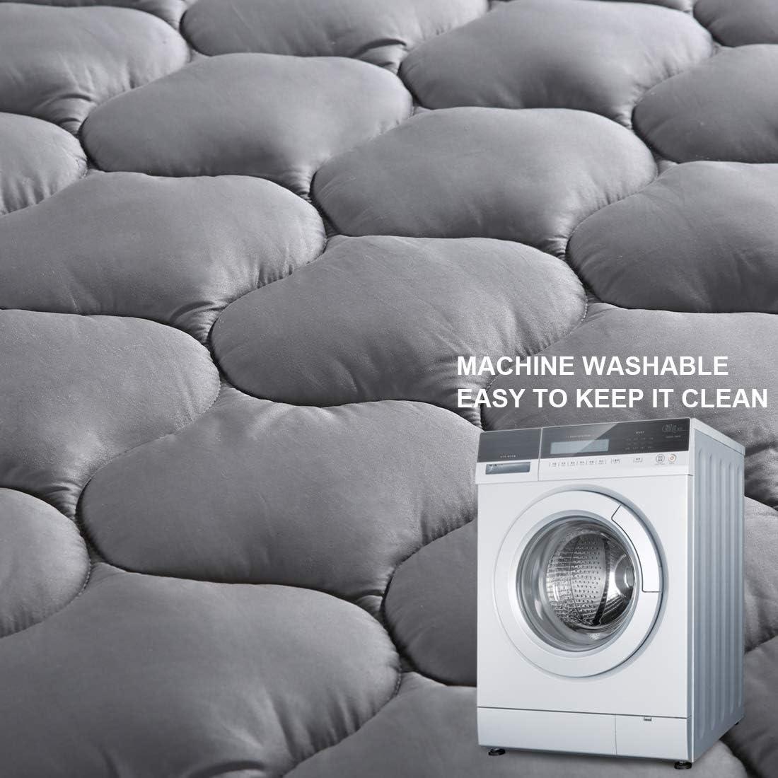 Funda de colchón ajustable LEISURE TOWN Individual 99x191 cm Gris