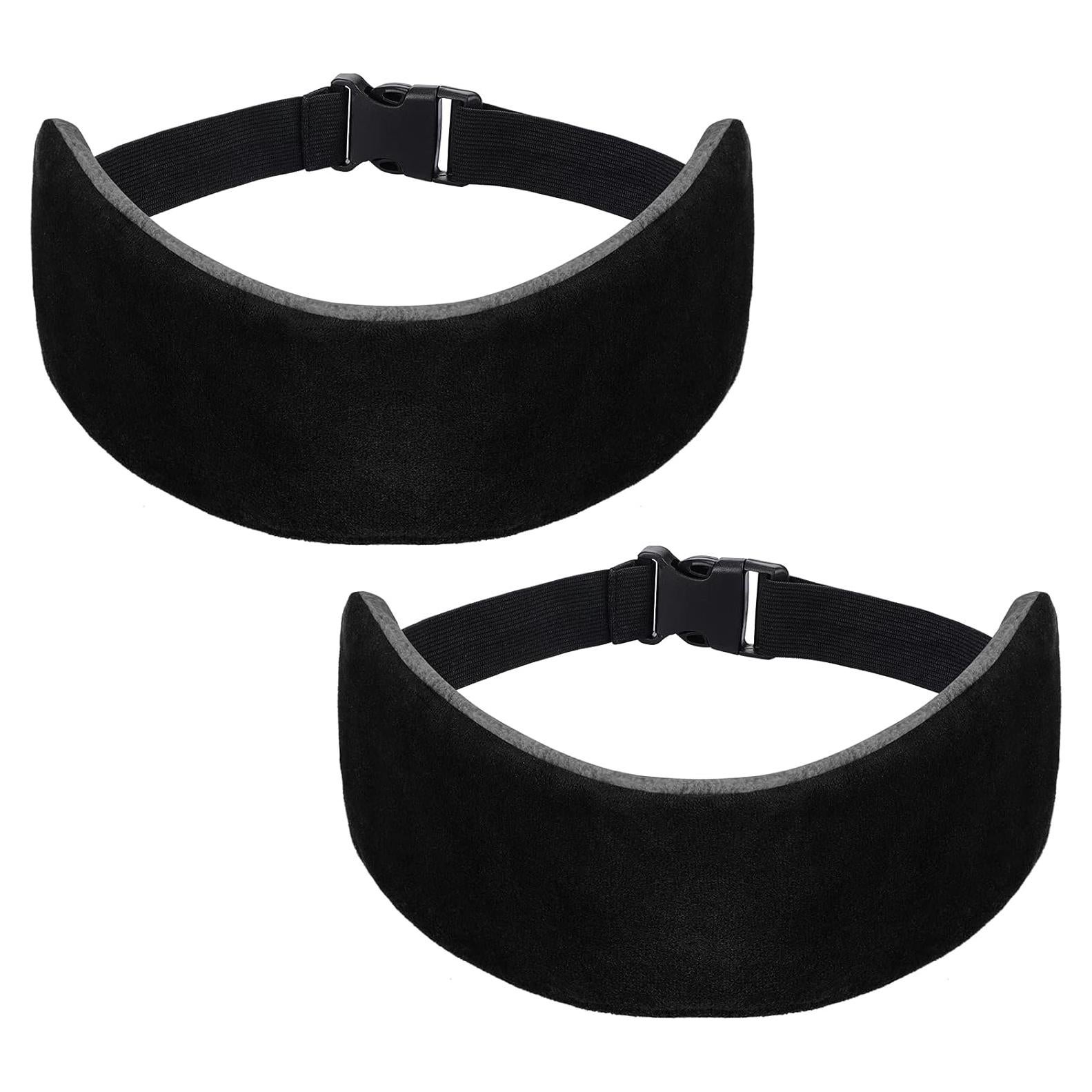 Almohadas de Viaje JenPen 2 Piezas Ajustables Negras