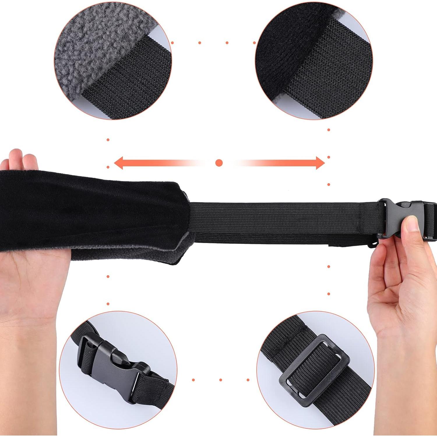 Almohadas de Viaje JenPen 2 Piezas Ajustables Negras