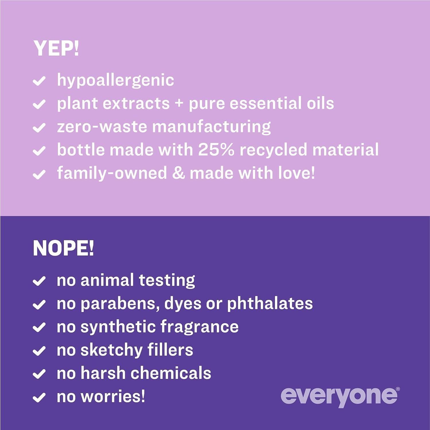 Jabón para Niños Everyone 3 en 1 Lavanda 32 oz EWG