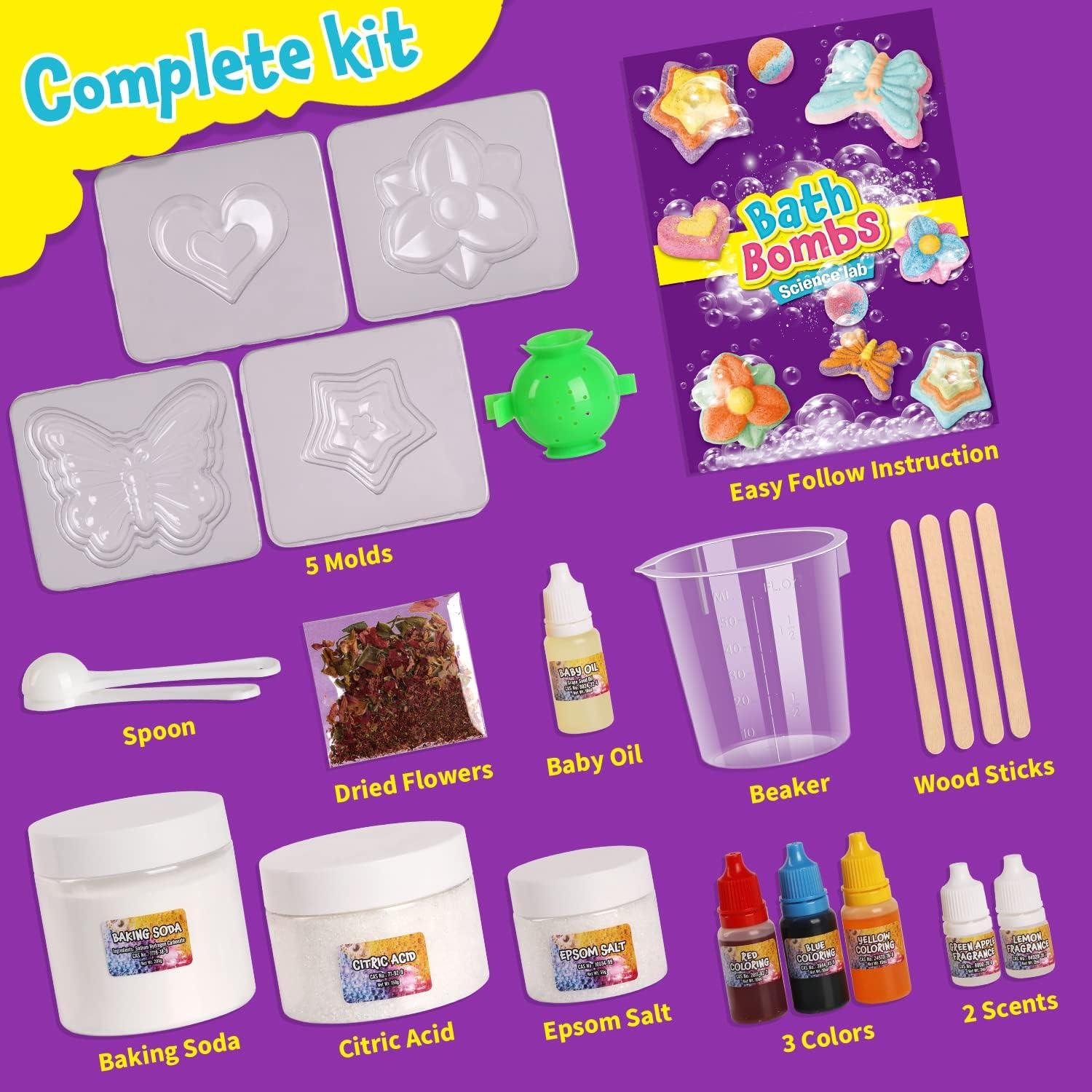 Kit de Bombas de Baño XXTOYS - Crea 10 Bombas Efervescentes