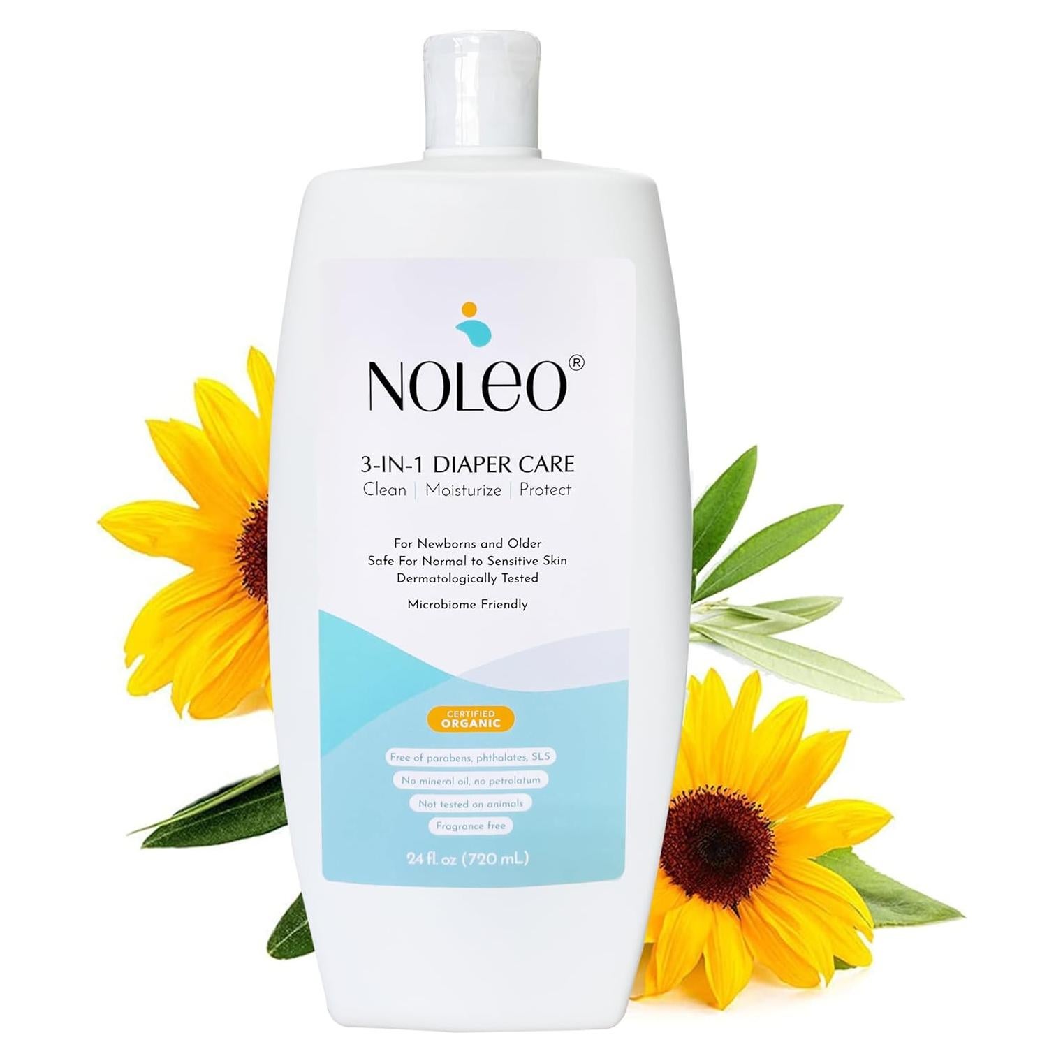 Crema para Bebé 3-en-1 NOLEO 680 g - Limpiador y Protector