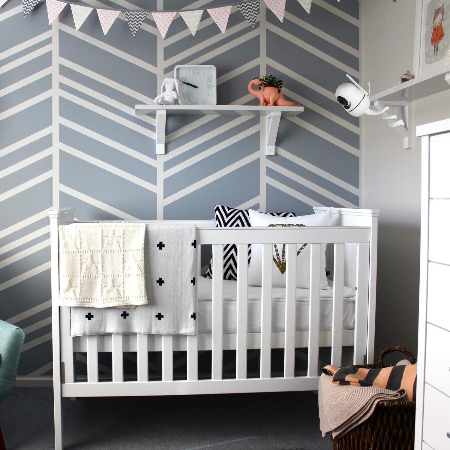 Soporte Giratorio para Monitor de Bebé iTODOS Blanco - Sin Herramientas