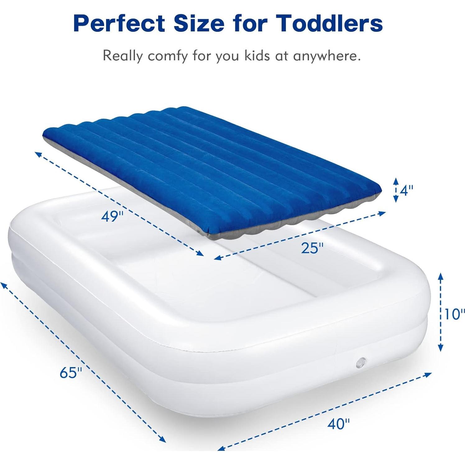 Cama de Viaje Inflable para Niños USHMA con Barandillas