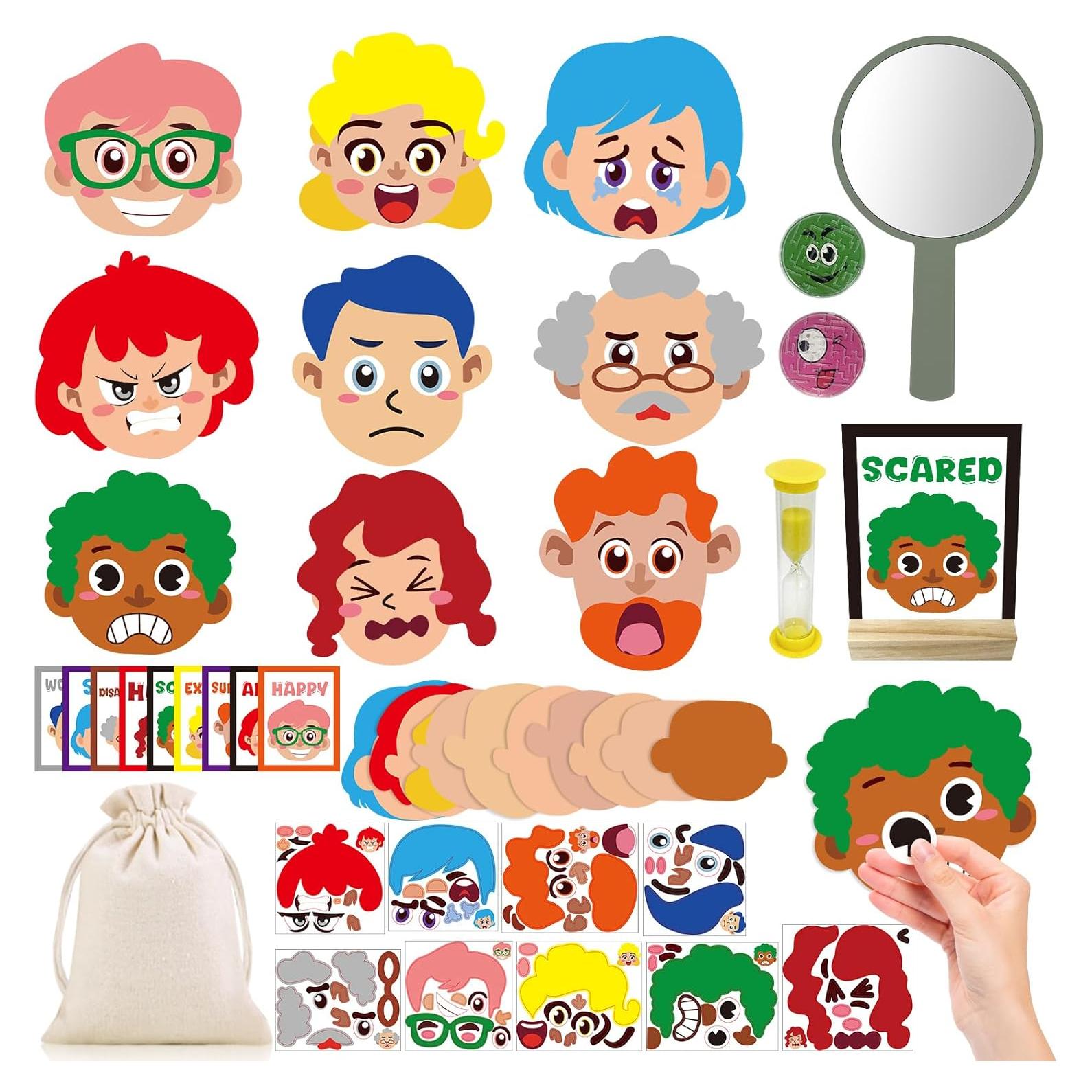 Conjunto de Aprendizaje Social Emocional Cinrobiye con 9 Tableros