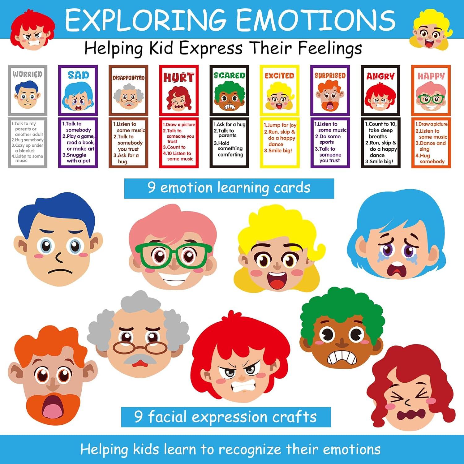 Conjunto de Aprendizaje Social Emocional Cinrobiye con 9 Tableros