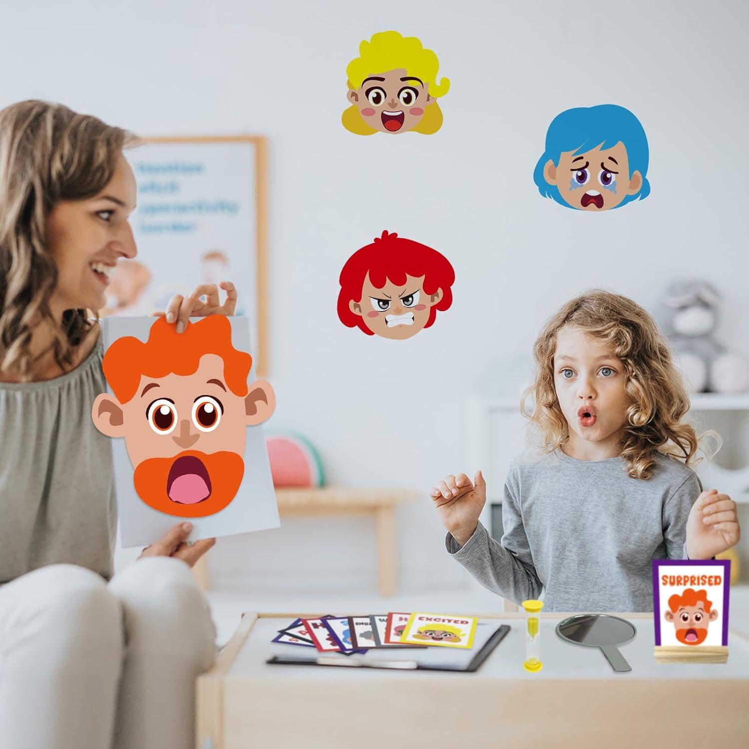 Conjunto de Aprendizaje Social Emocional Cinrobiye con 9 Tableros