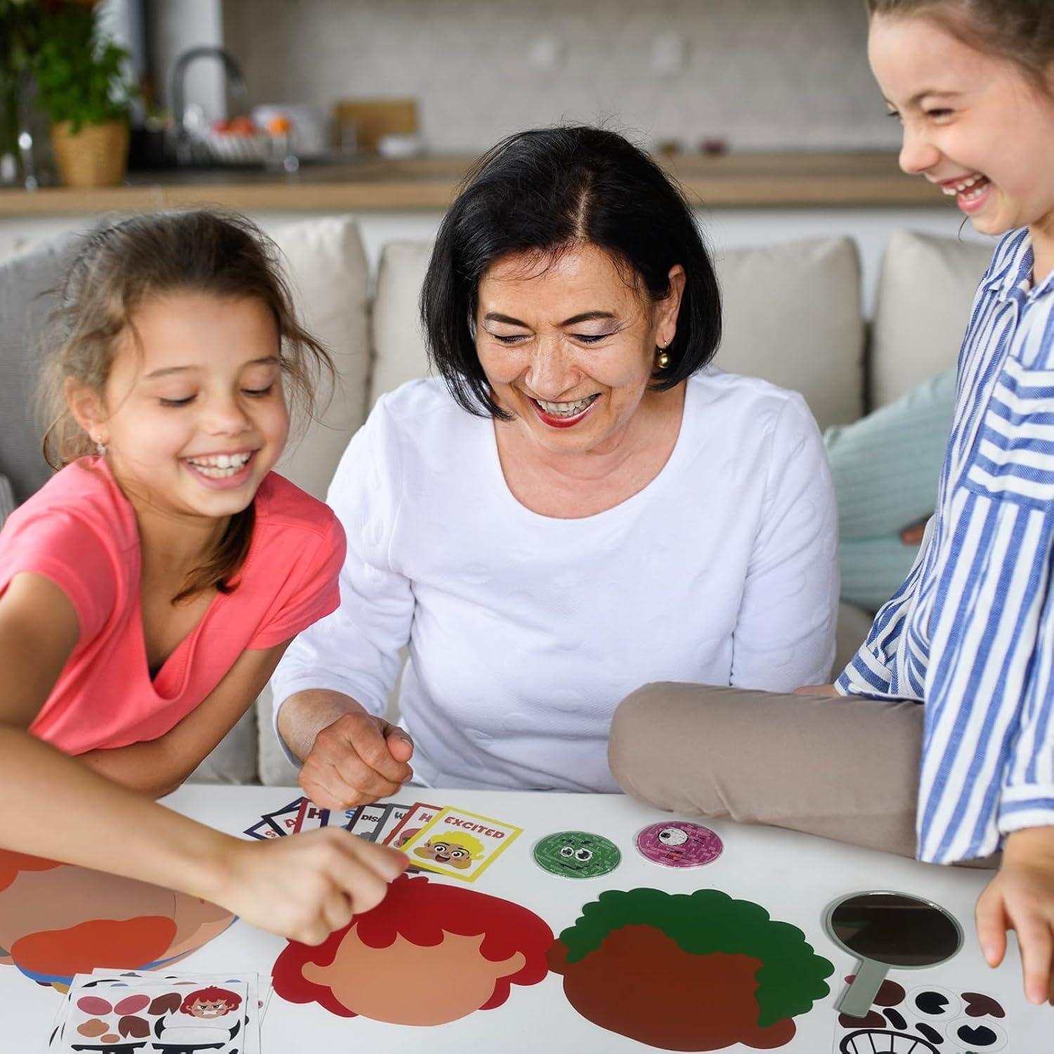 Conjunto de Aprendizaje Social Emocional Cinrobiye con 9 Tableros