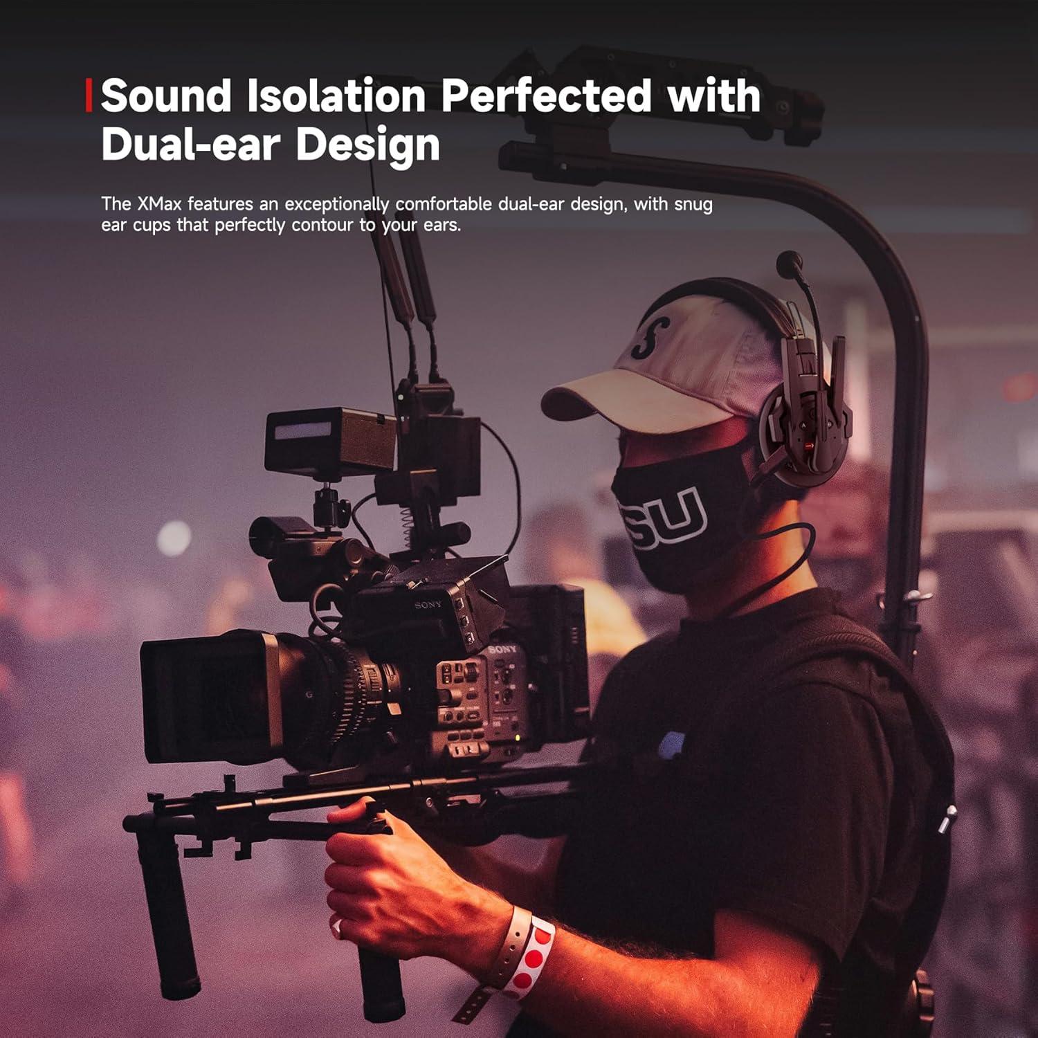 Auriculares intercomunicadores inalámbricos SYNCO Xtalk XMax2 500m