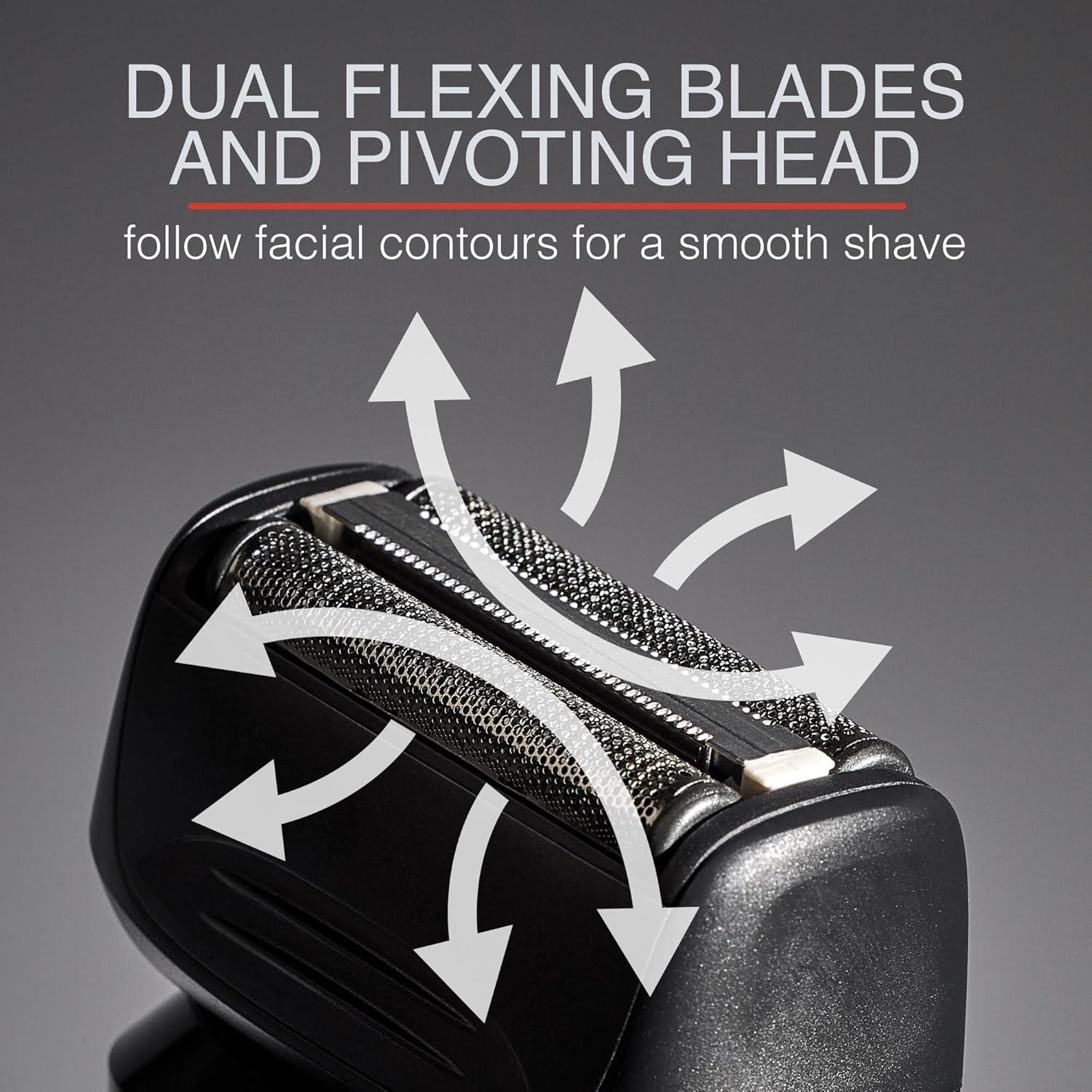 Afeitadora eléctrica Remington F4 Style Series, recargable