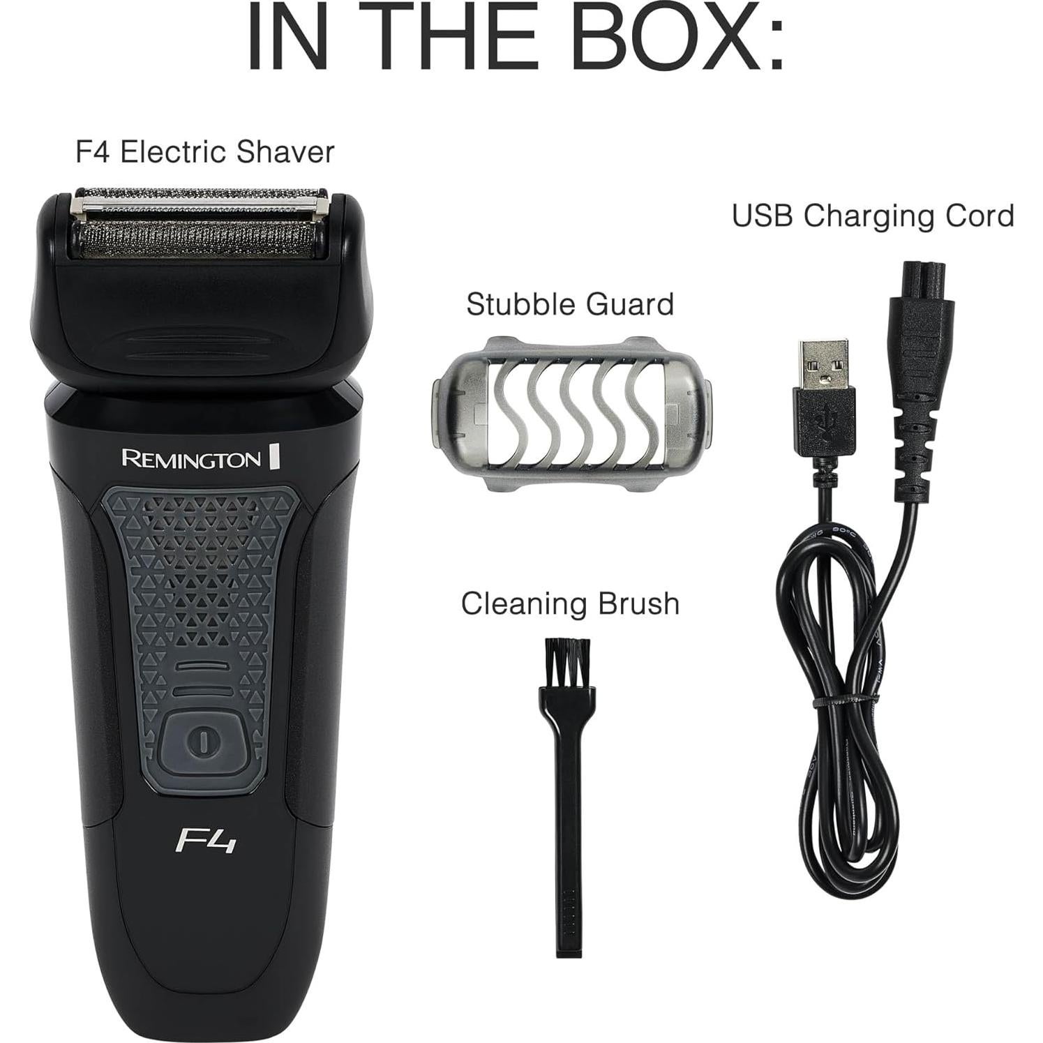 Afeitadora eléctrica Remington F4 Style Series, recargable