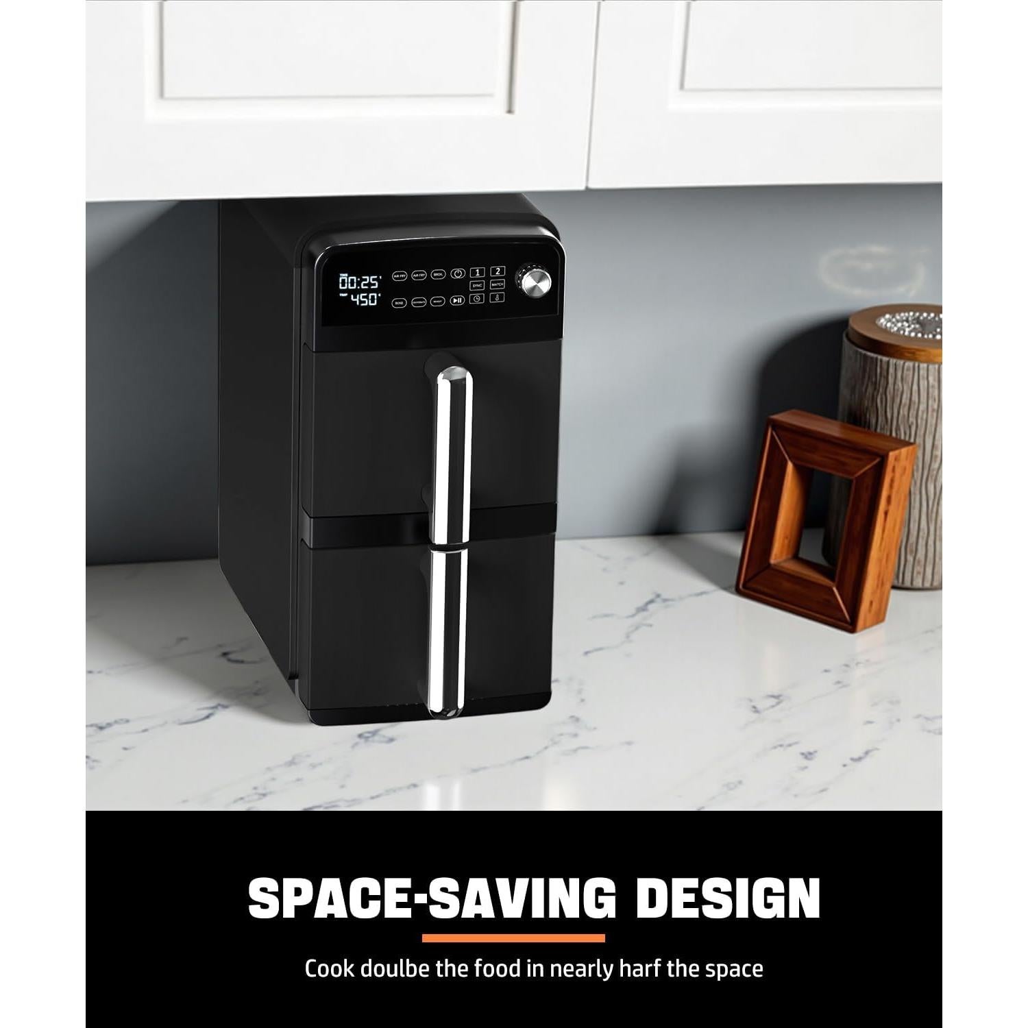 Horno de Freír al Aire Kaitol KAF06 12QT 7 en 1 Vertical