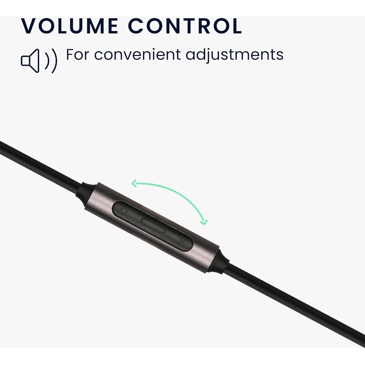 Cable de Auriculares kwmobile 150cm con Control de Volumen para Sony
