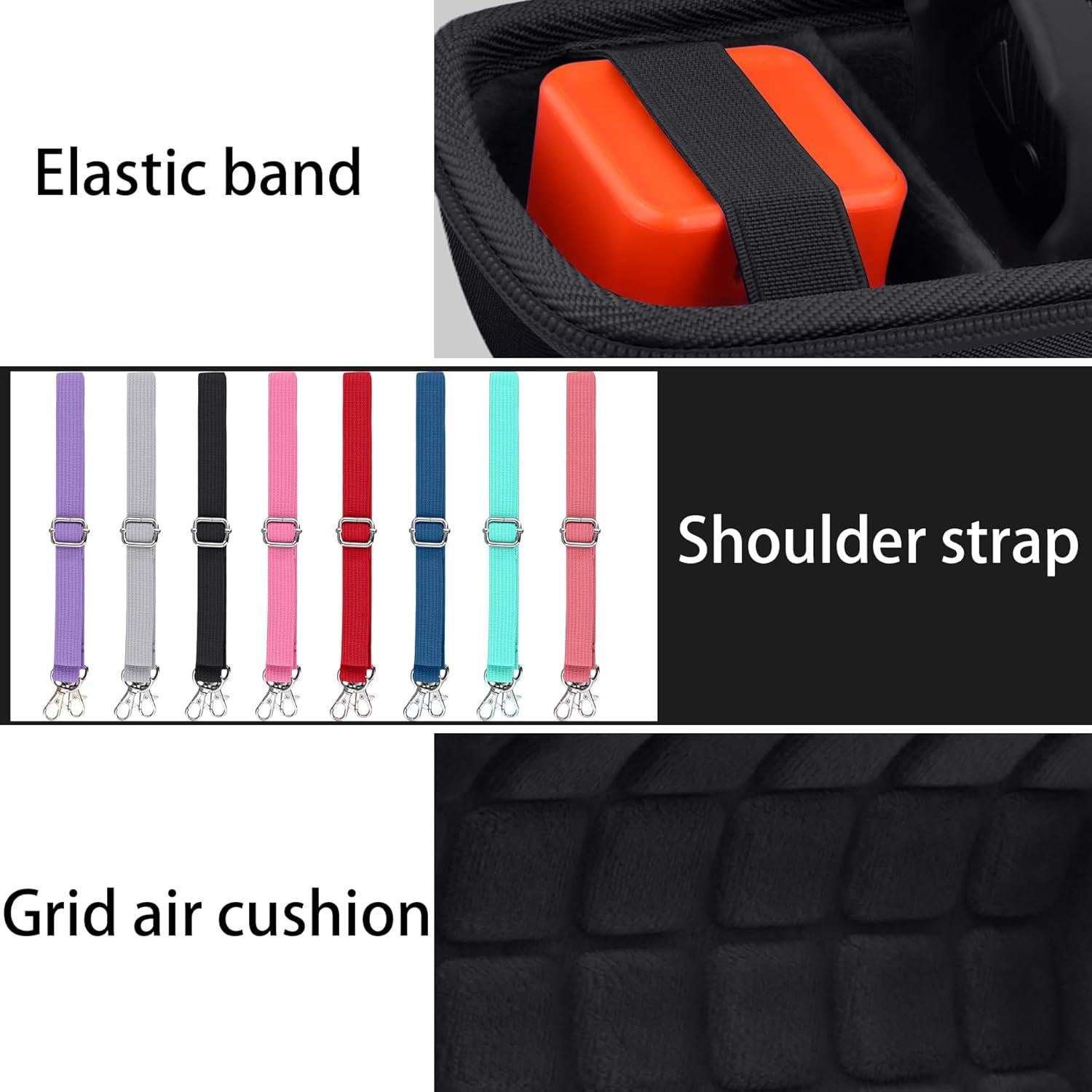 Funda Dura Baval para Altavoz JBL Flip 7 Impermeable Negra