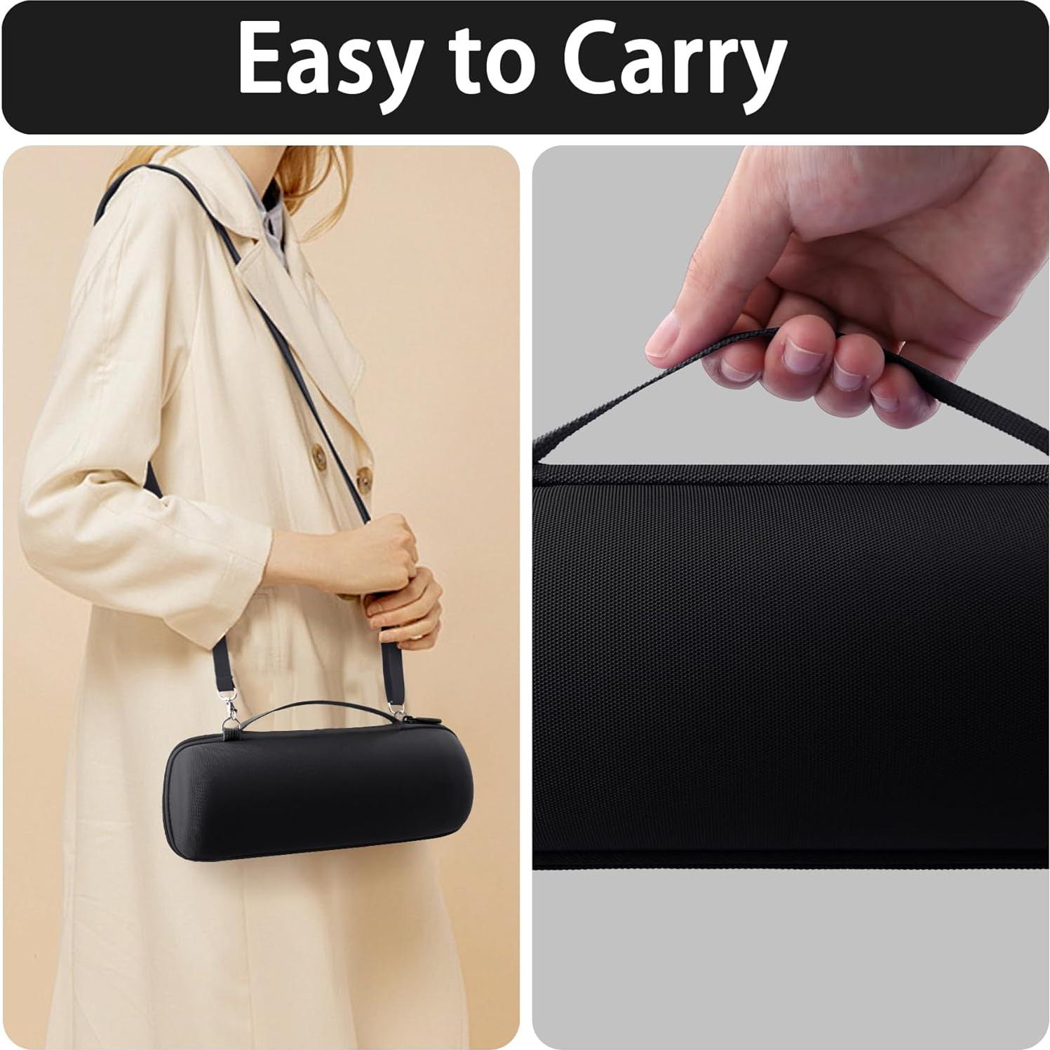 Funda Dura Baval para Altavoz JBL Flip 7 Impermeable Negra