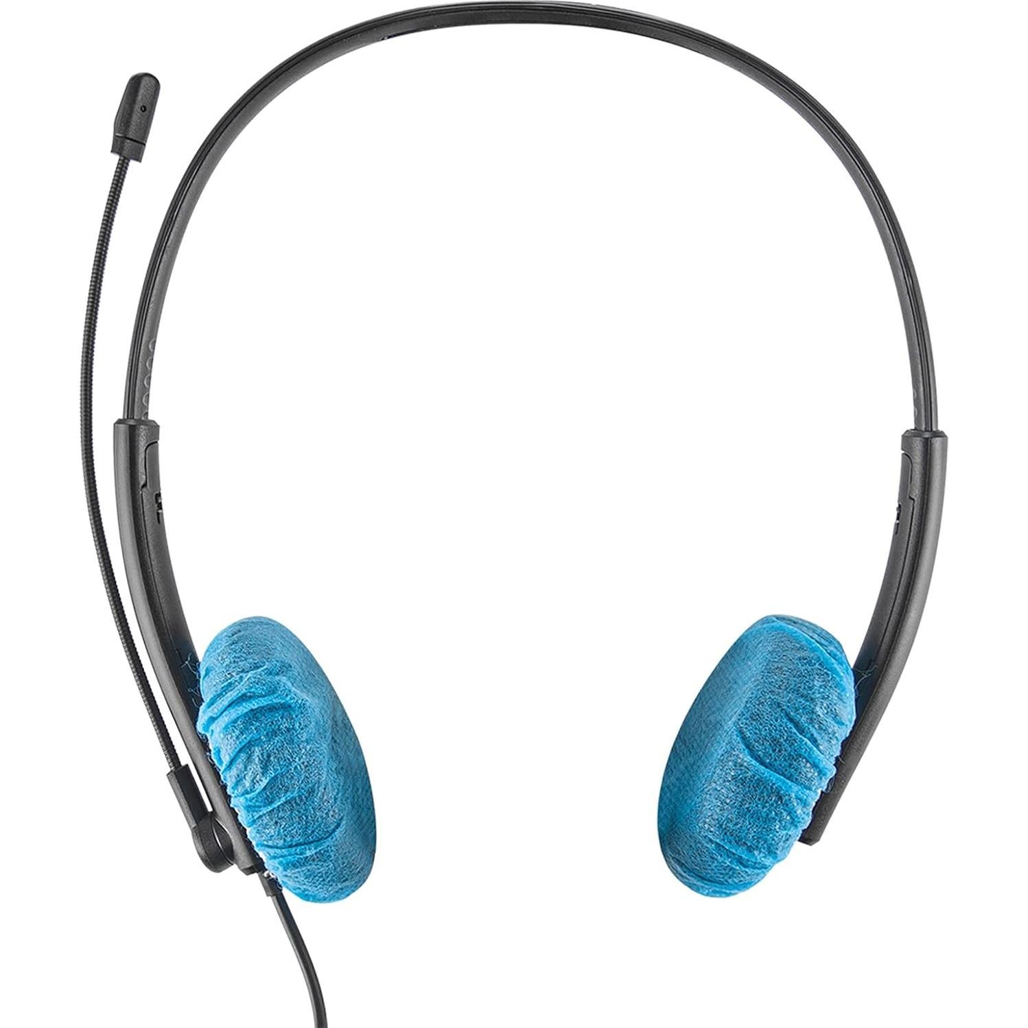 Cubiertas Desechables para Auriculares Geekria 100 Pares XS Azul